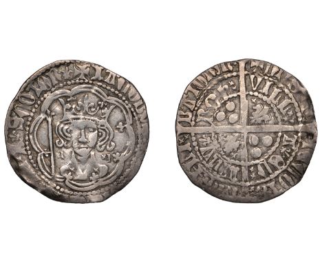 James I (1406-1437), First Fleur-de-lis issue, Groat, Edinburgh, type IIc, mm. cross pattée, tressure of eight arcs, saltires