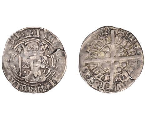 James I (1406-1437), First Fleur-de-lis issue, Groat, Edinburgh, type III, mm. cross pattée, tressure of eight arcs, lis on n