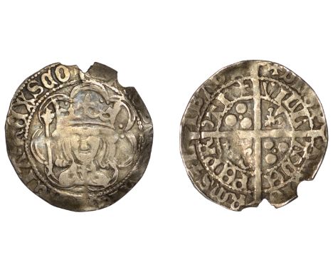 James I (1406-1437), Second Fleur-de-lis issue, Groat, Perth, mm. cross pattée, tressure of seven arcs, pellet(s) on cusps, l