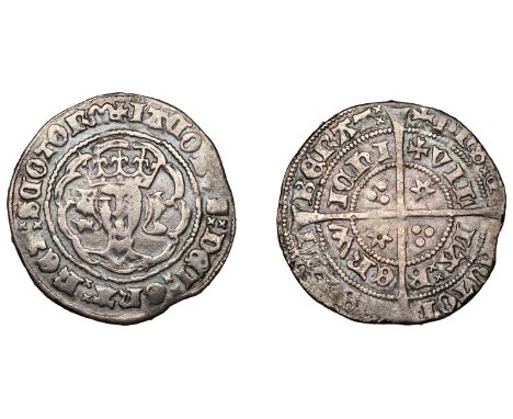 James III (1460-1488), Light issue, 1475, Groat, Berwick, mm. cross pattée, tall crown of five fleurs, tressure of ten arcs, 