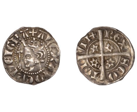 Alexander III (1249-1286), Second coinage, Sterling, class D1/E mule, mm. cross potent on obv., pattée on rev., lettering inc