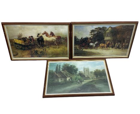 Set three prints after Alfred Strutt, Heywood Hardy and M Crouse (3)