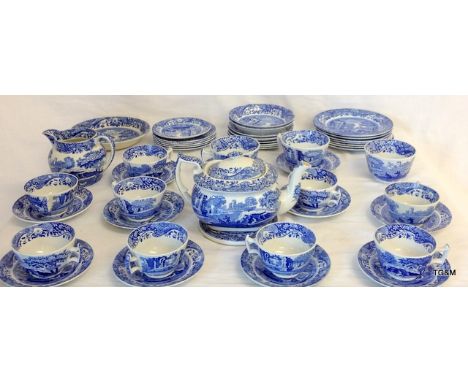 Miscellaneous Spode tea set and tea pot