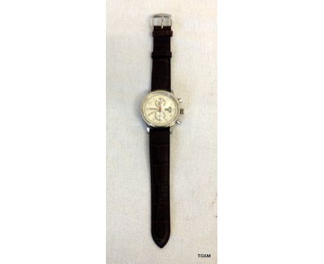 An Austin Kaye gents quartz chronograph watch new and boxed