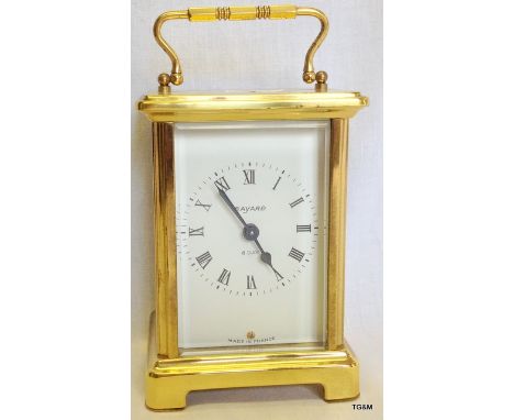 A Bayard 8 day carriage clock