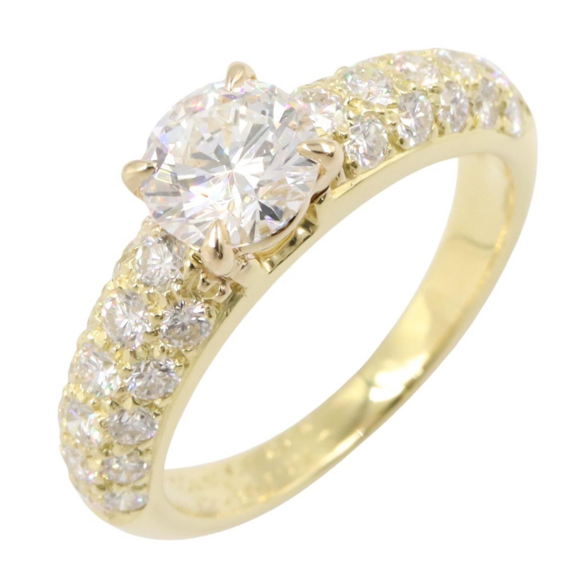 Van Cleef & Arpels Diamond Ring, 18K (Yellow Gold), Women\'s Clear Tone