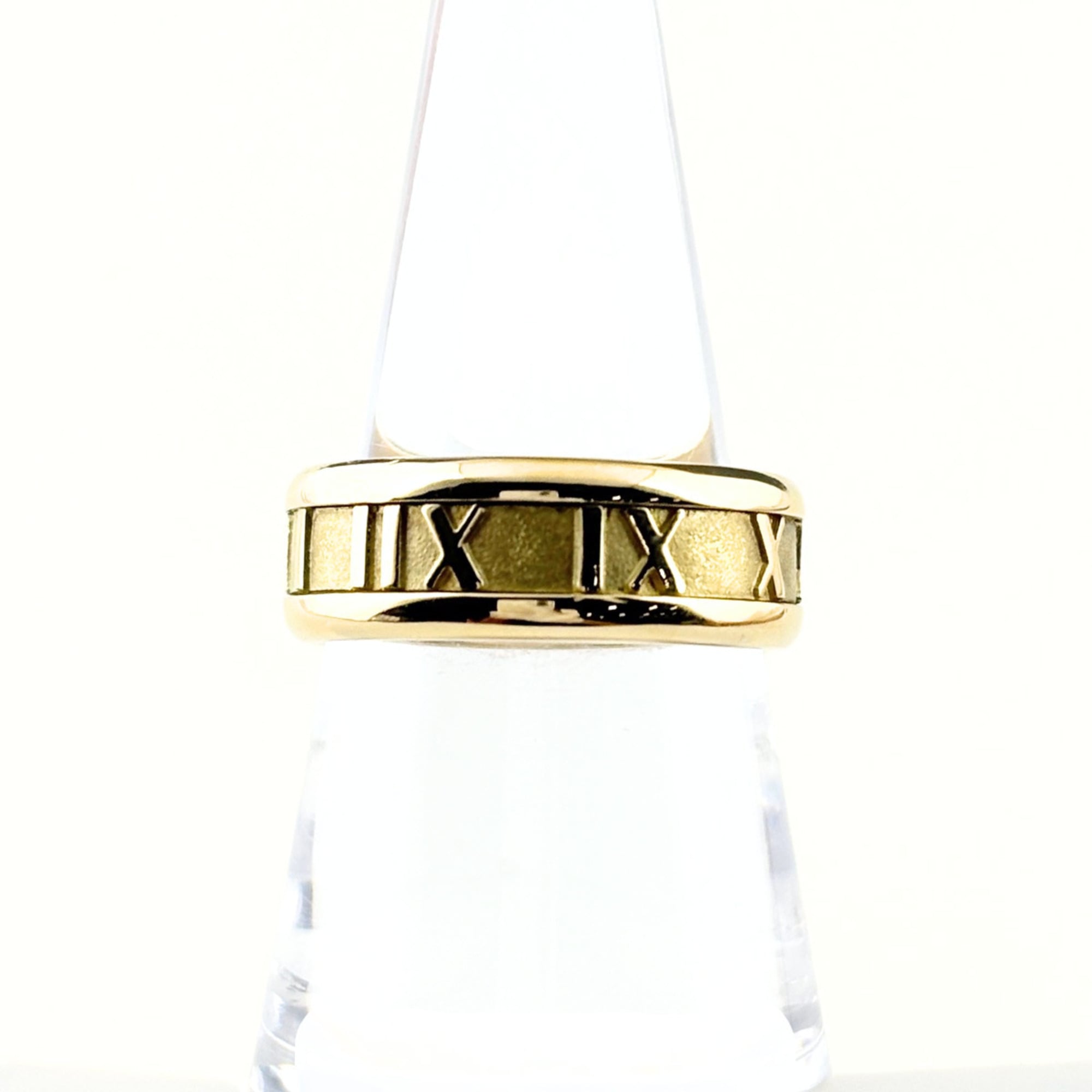 Tiffany & Co. Atlas Ring, Yellow Gold (YG), 750, Women\'s Ring