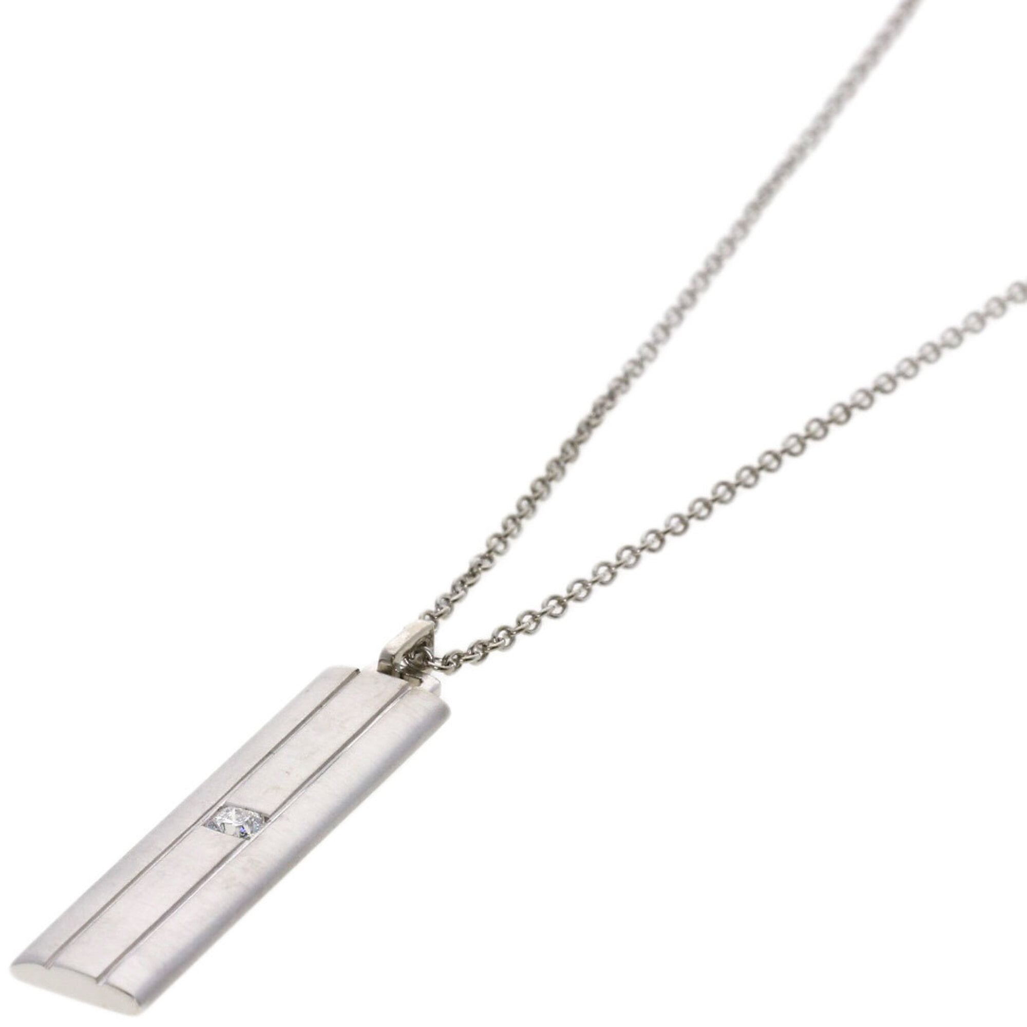 Tiffany Lucida Diamond Necklace in 18K White Gold for Women. TIFFANY & Co.