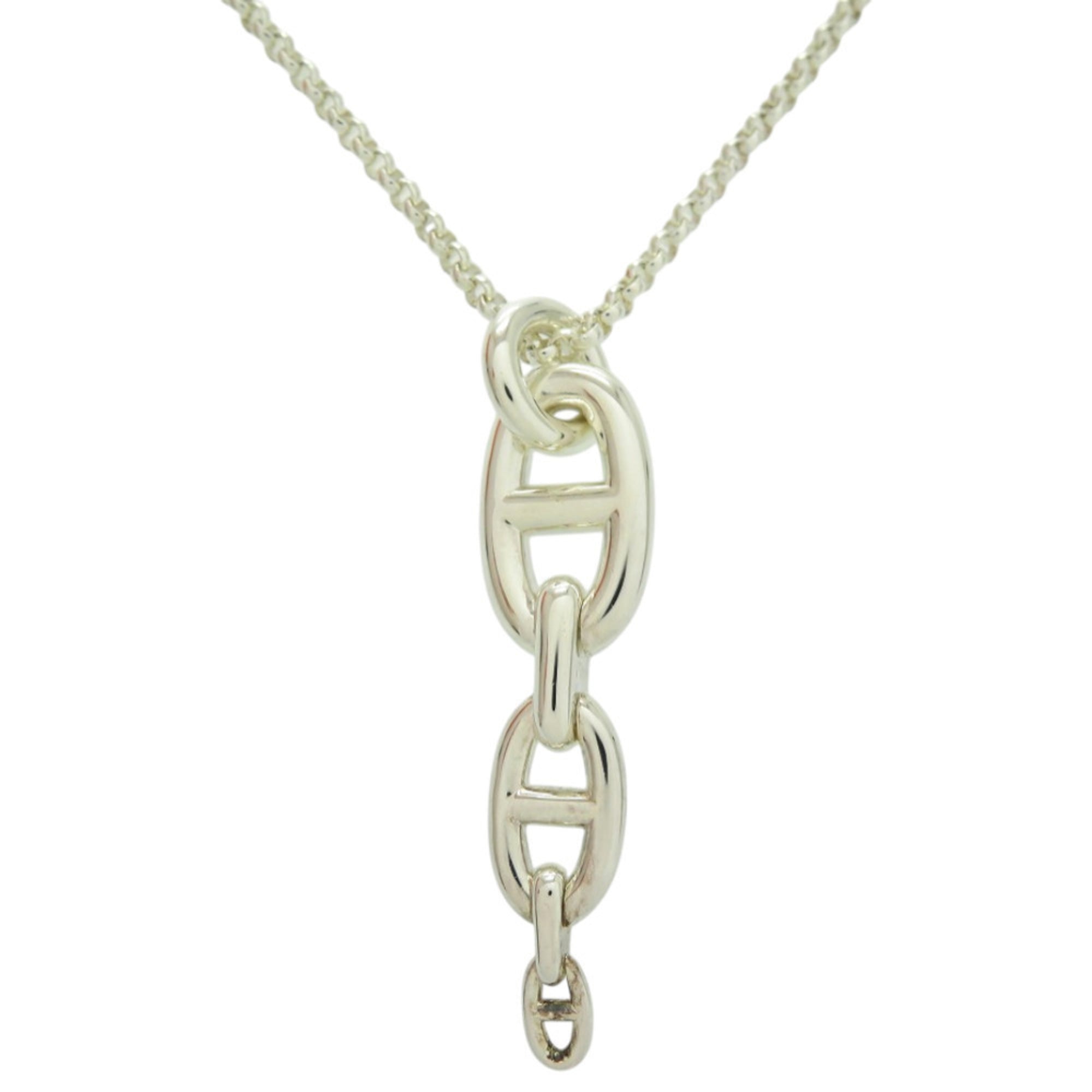 Hermes Chaine d\'Ancre Ancha”ne 22AG183617 Silver 925 Necklace 1191 HERMES