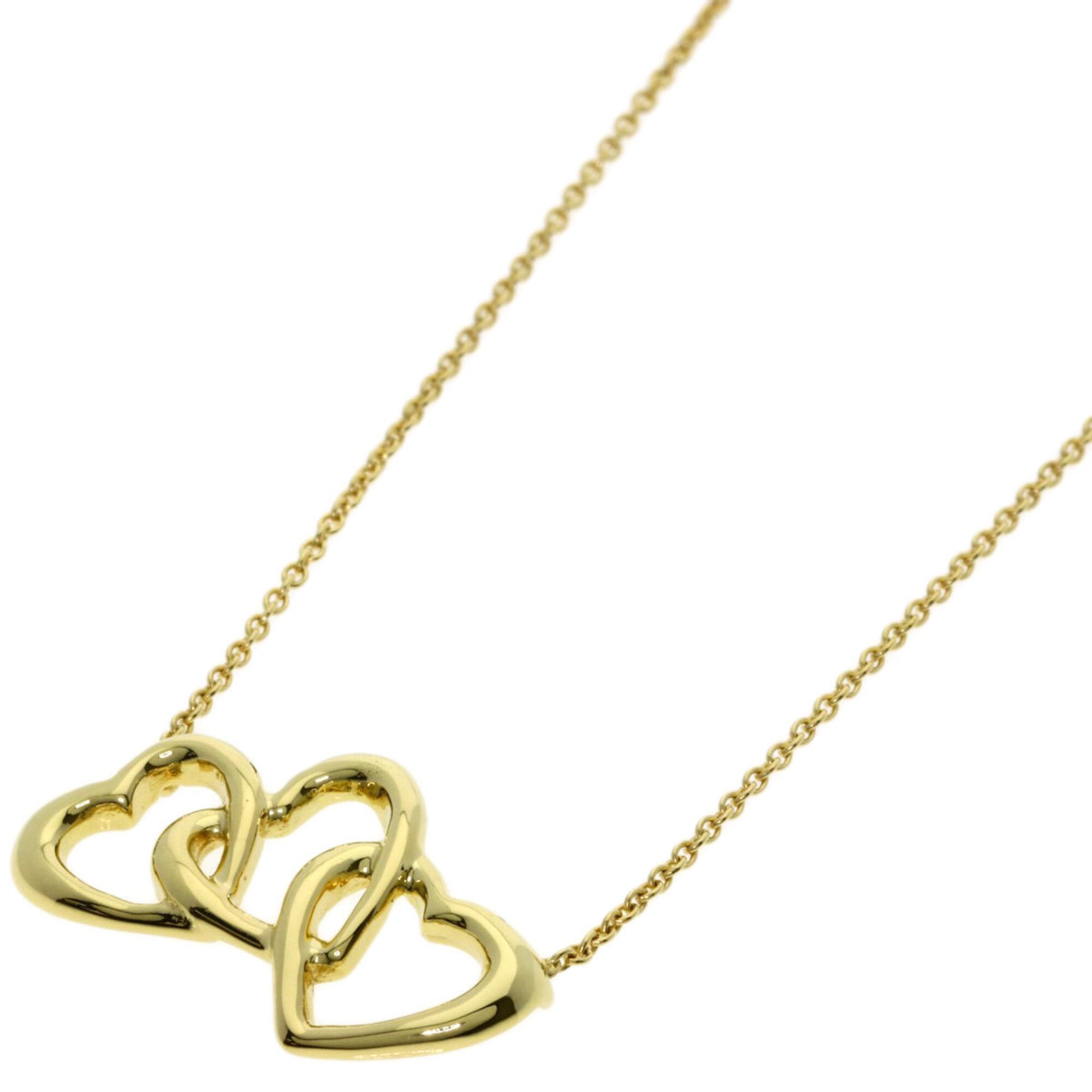Tiffany & Co. Triple Heart Necklace, 18K Yellow Gold, Women\'s.