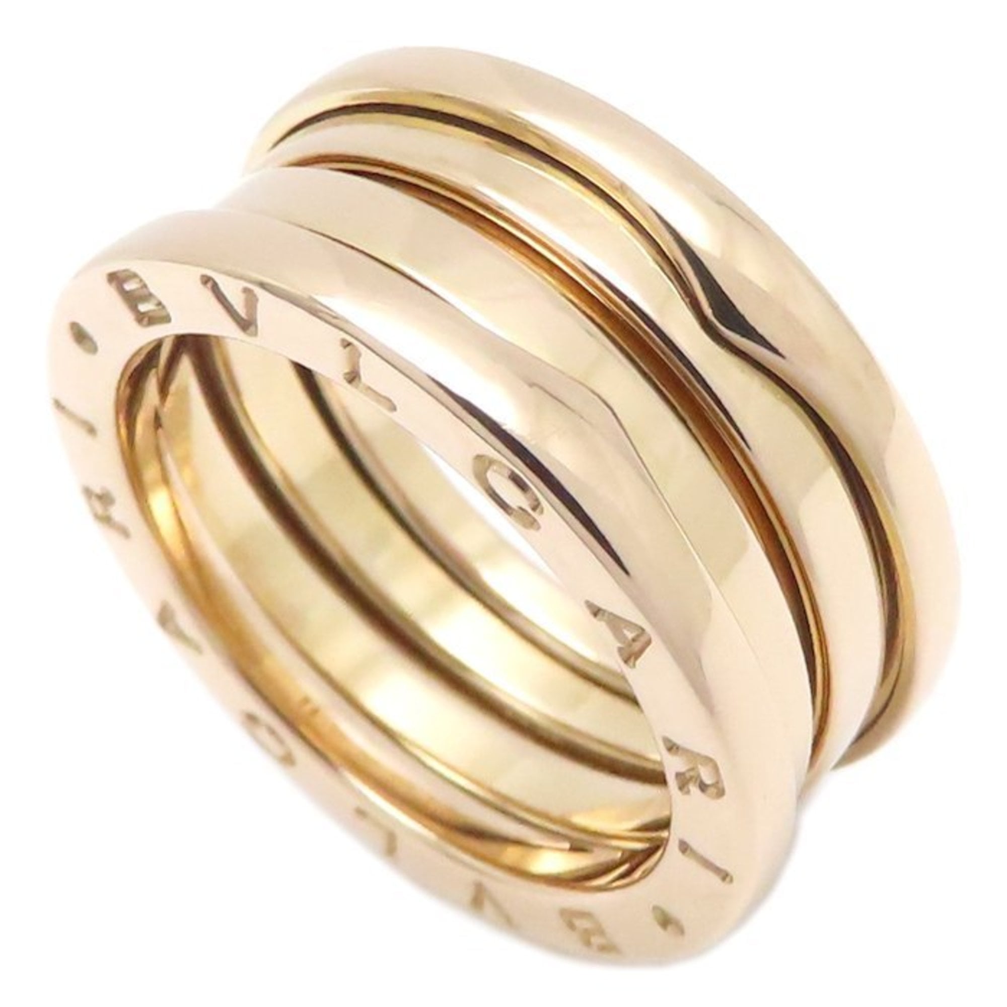BVLGARI B.zero1 Ring, 3-Band, Small, #54, 18KPG, Women\'s, 295115