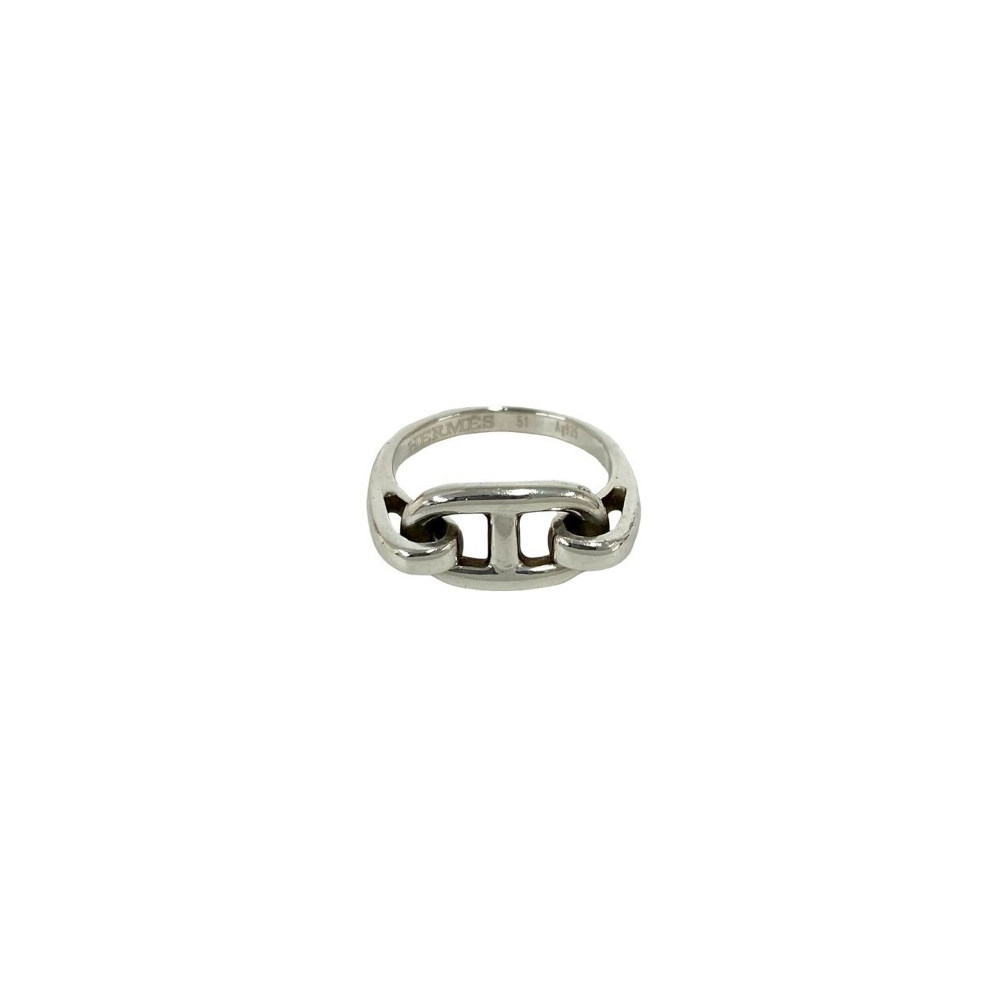HERMES Chaine d\'Ancre Ring, Sterling Silver 925, Accessory, Item No. 26956