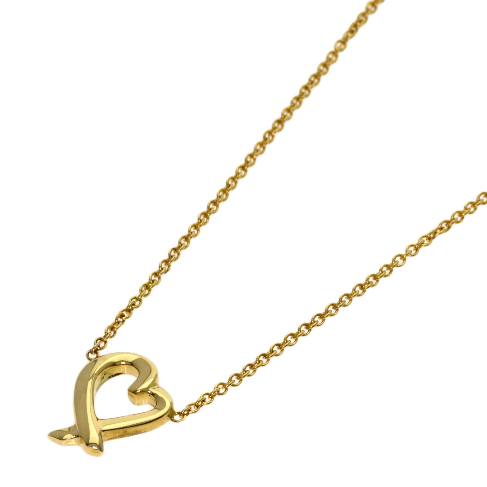 Tiffany & Co. Loving Heart Necklace, 18K Yellow Gold, Women\'s.