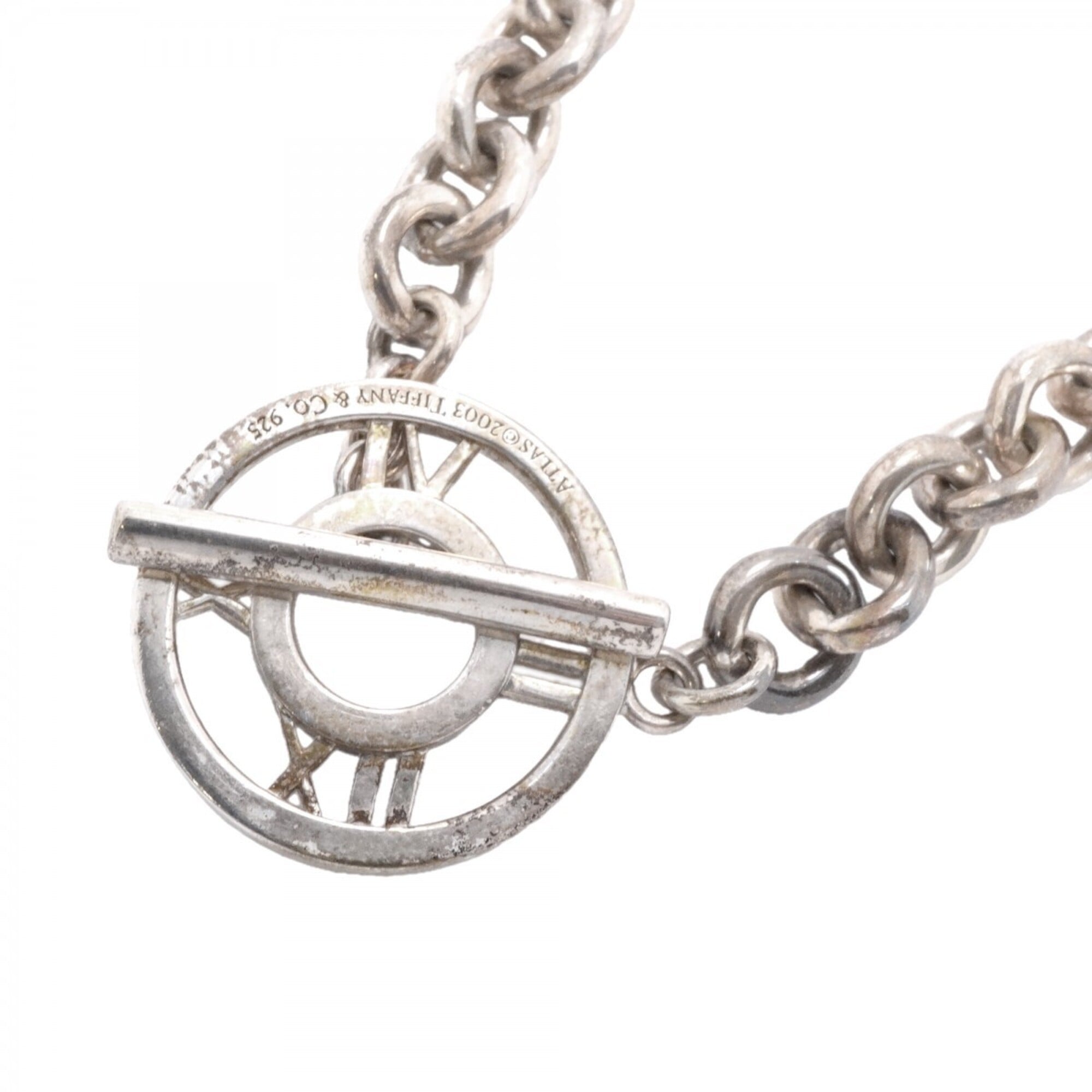 Tiffany & Co. Atlas Toggle Necklace, Sterling Silver 925, Men\'s/Women\'s, P2984572