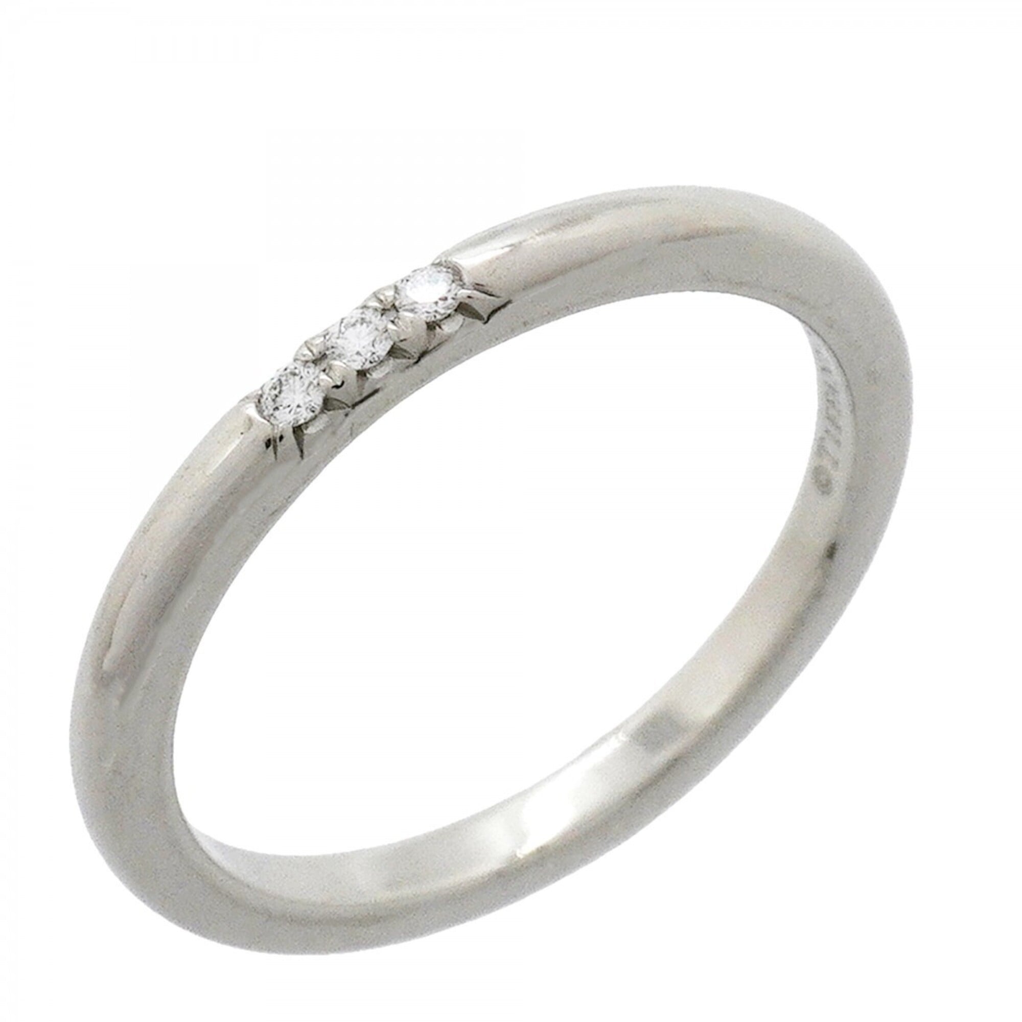 Tiffany & Co. Forever Ring, 3PD (Pt950) Platinum Diamond Size 10, Women\'s