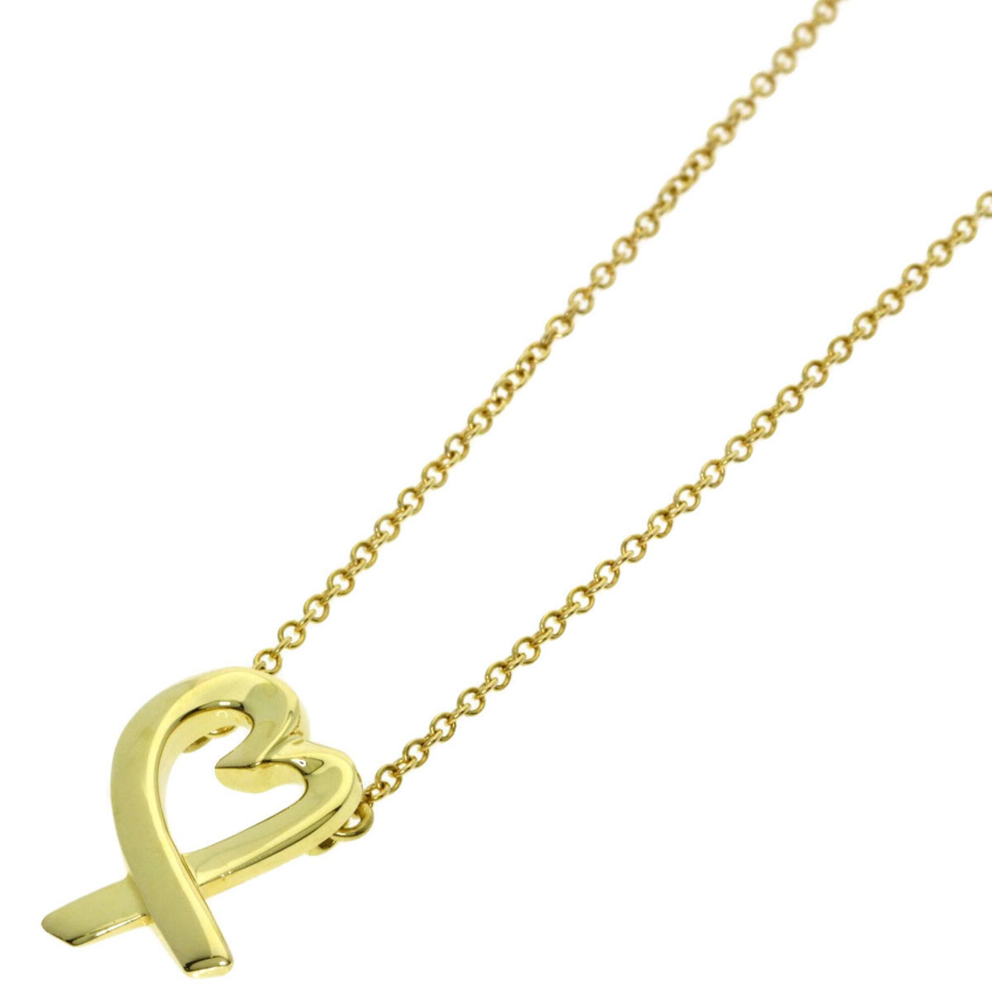 Tiffany & Co. Loving Heart Necklace, 18K Yellow Gold, Women\'s.
