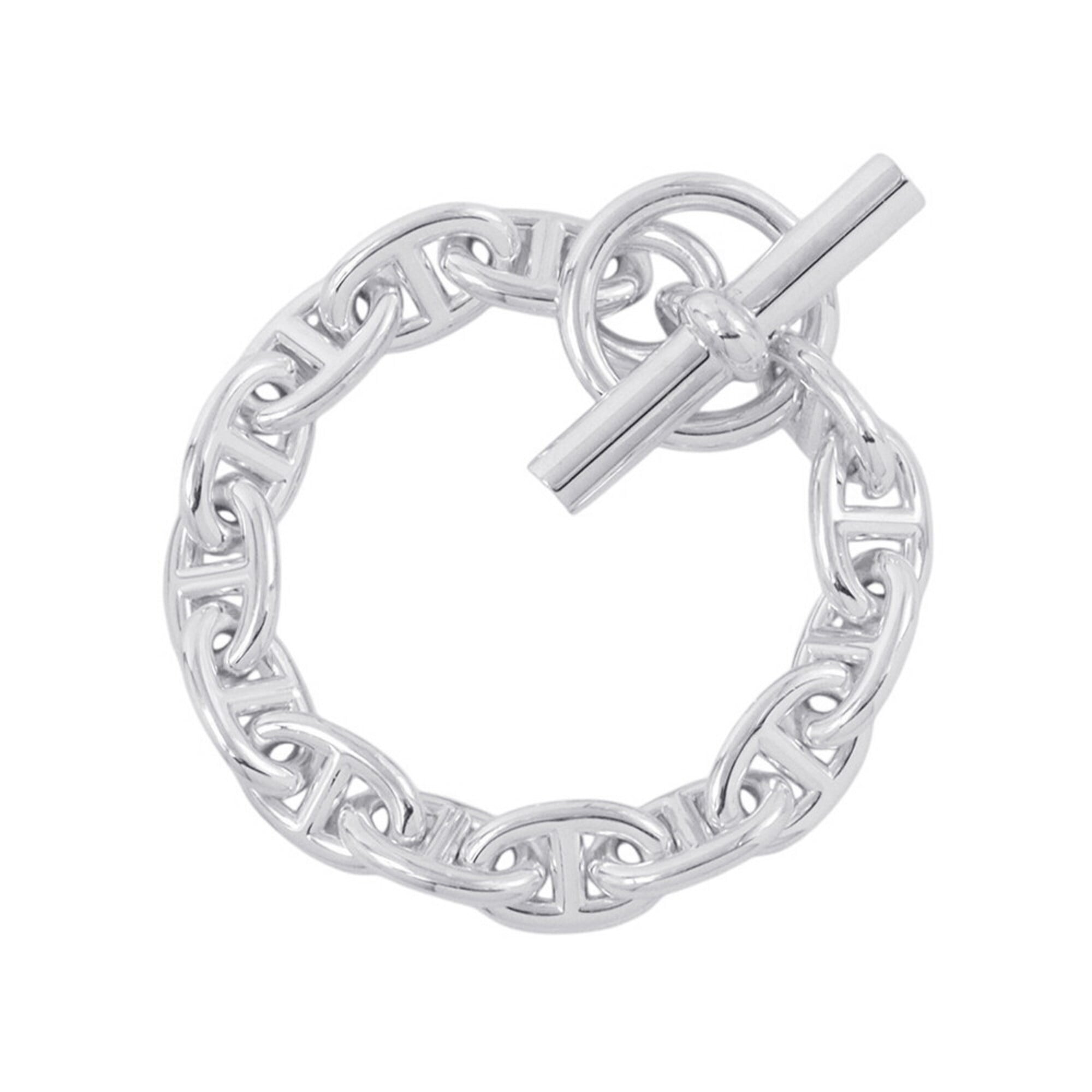 Hermes Chaine d\'Ancre PM Bracelet, 14 links, SV925 Silver. (HERMES d\'Ancre)