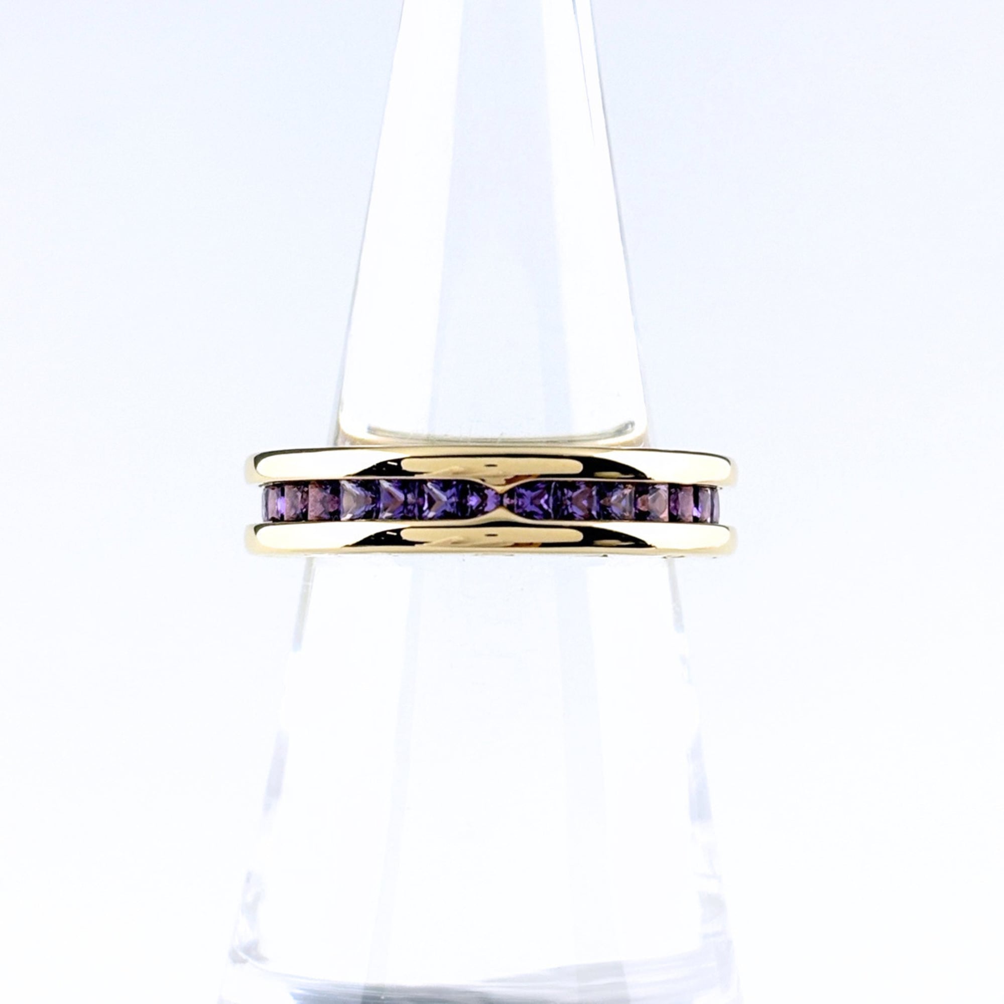 Bulgari BVLGARI B.zero1 Ring YG Yellow Gold Amethyst 750 Women\'s