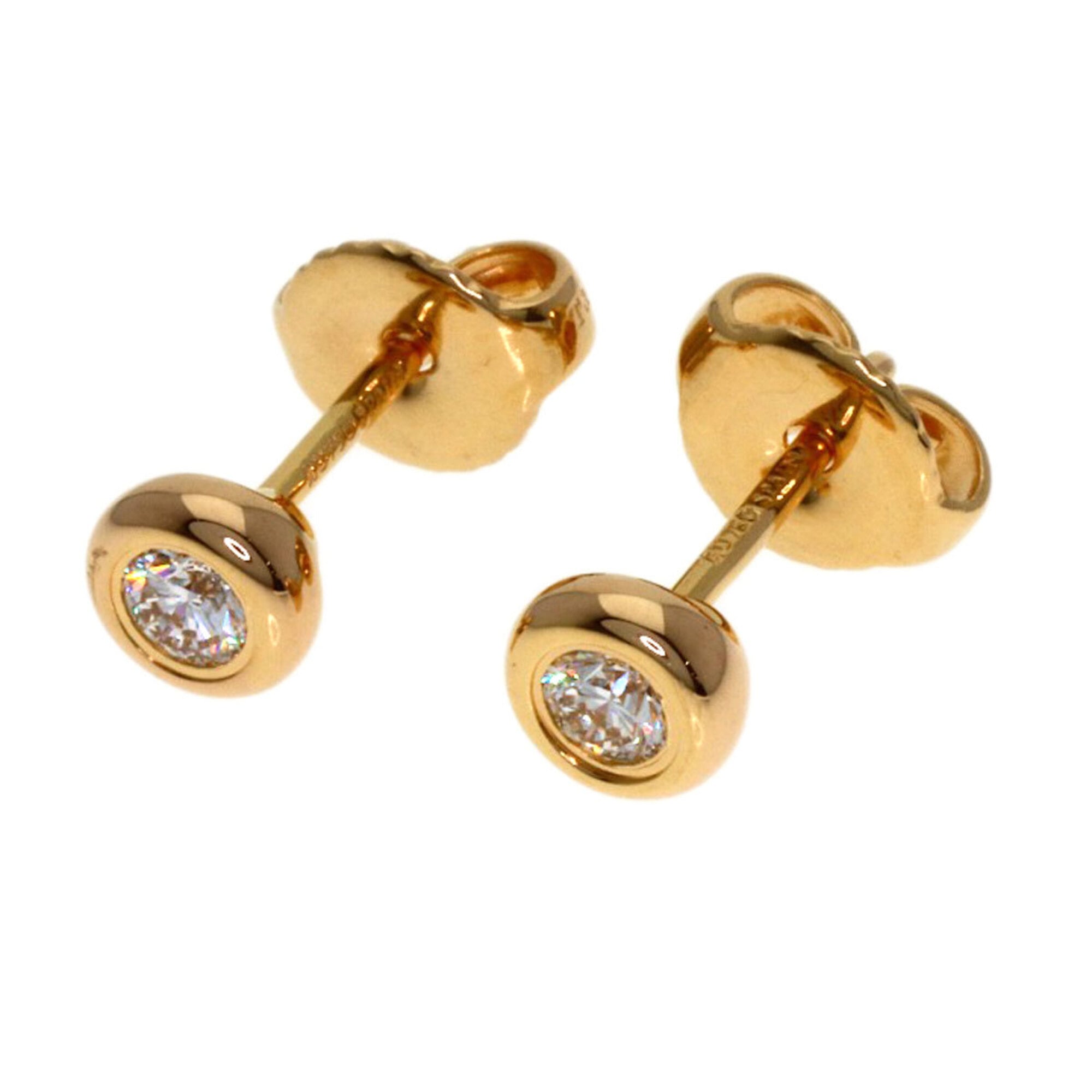 Tiffany & Co. By the Yard Diamond Earrings, 18K Pink Gold, Women\'s.