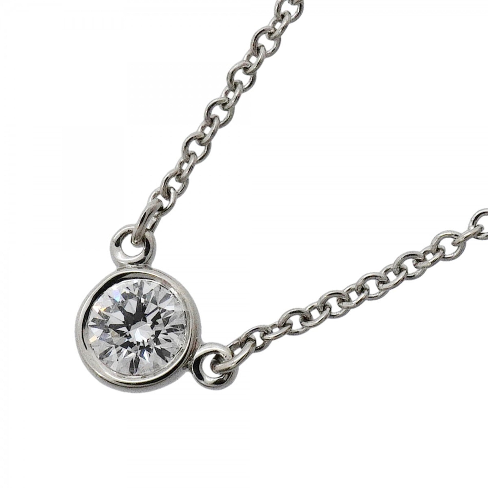 Tiffany & Co. By the Yard Necklace, 1PD (Pt950) Platinum Diamond, Ladies\' Necklace