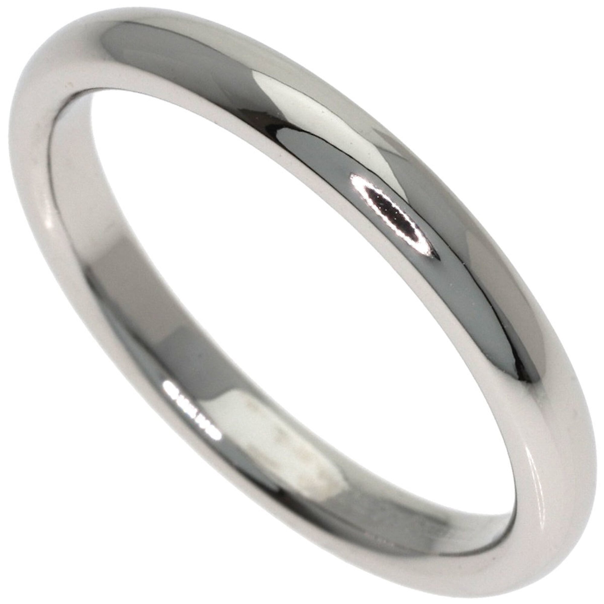 Tiffany & Co. Stacking Band Ring, Platinum PT950, Women\'s Ring.