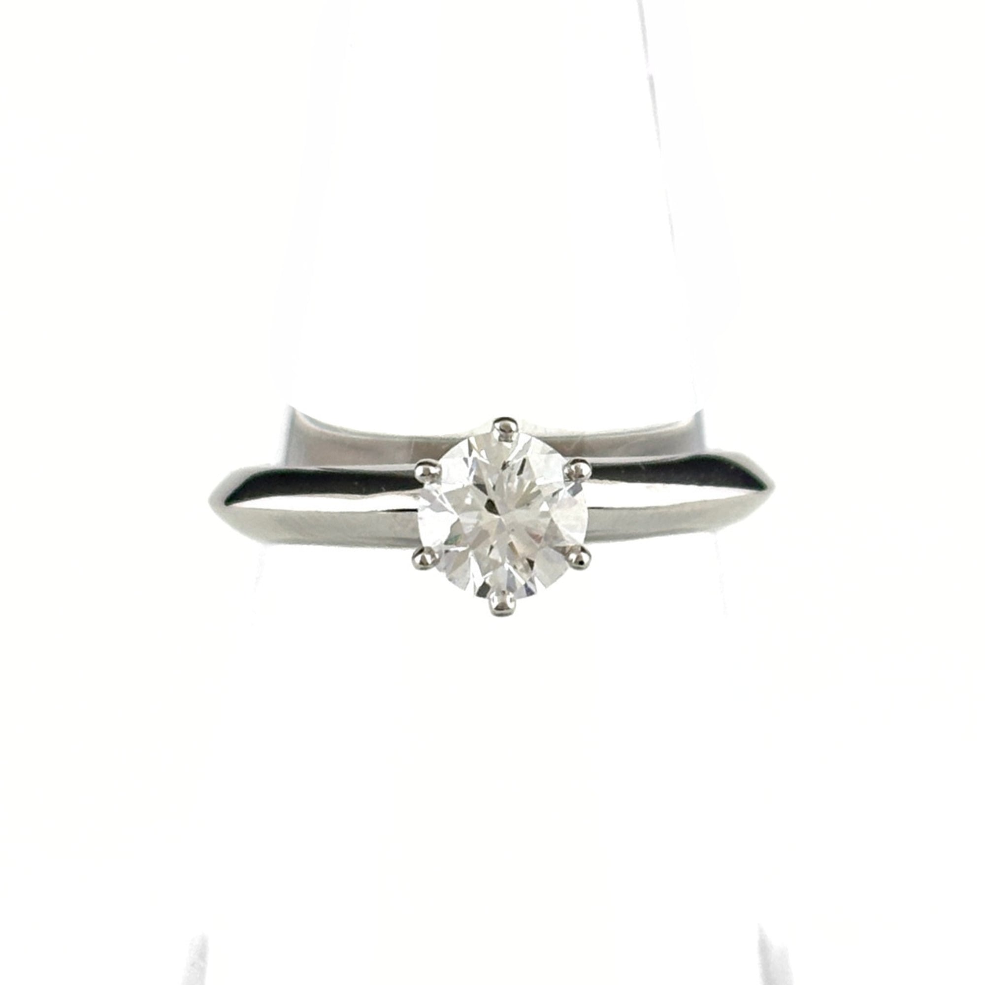 Tiffany & Co. Solitaire Ring, Platinum, 1-Piece Pt950, Diamond, Women\'s