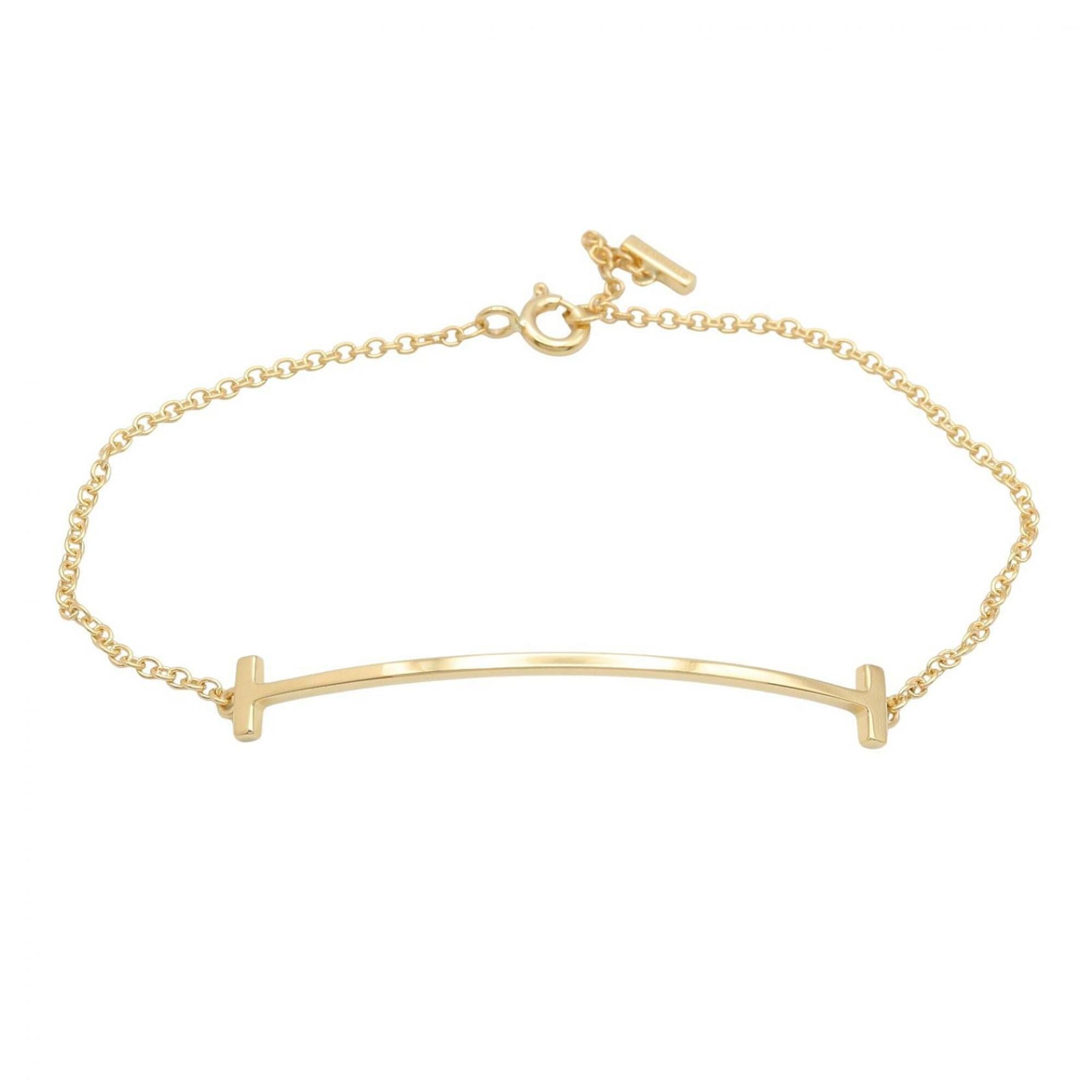 Tiffany & Co. T Smile Small Bracelet - 18K (Yellow Gold) Men\'s Women\'s Gold Tone