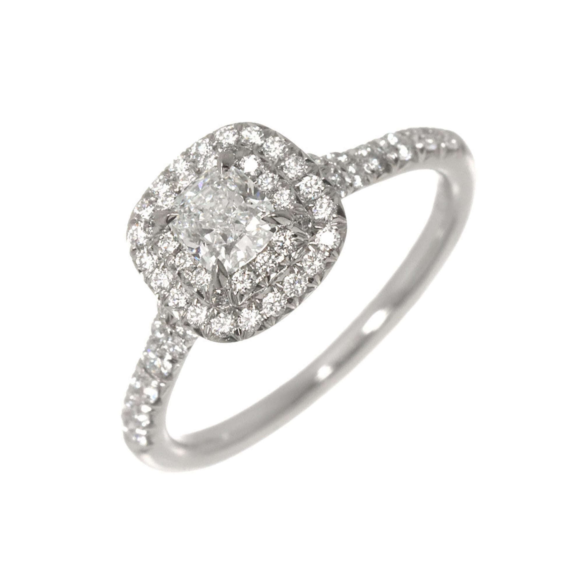 Tiffany & Co. Soleste Diamond Ring, 0.36ct F VS2, Platinum.