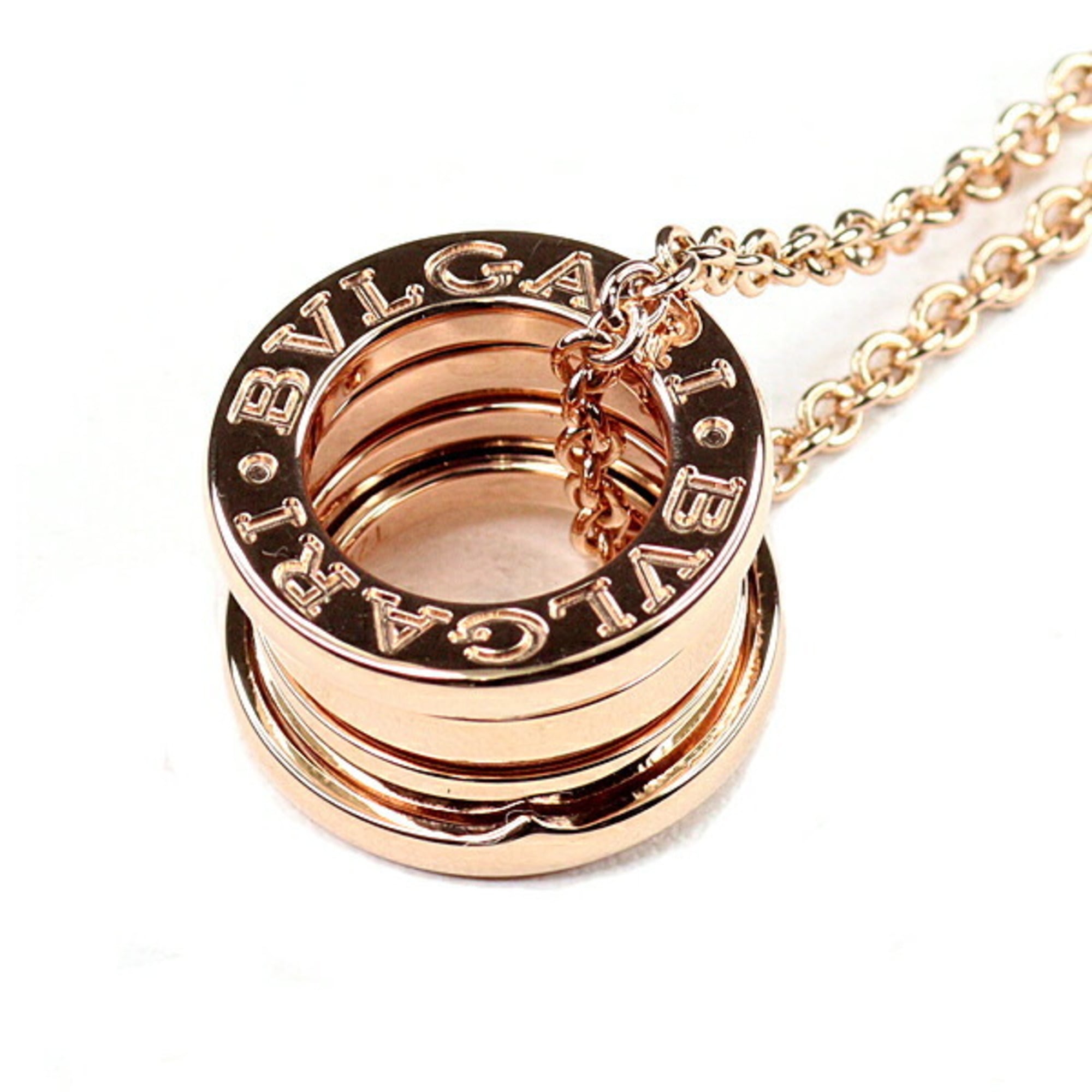 Bvlgari Bulgari B.zero1 Necklace, Pink Gold (18KPG, 750PG), 335924