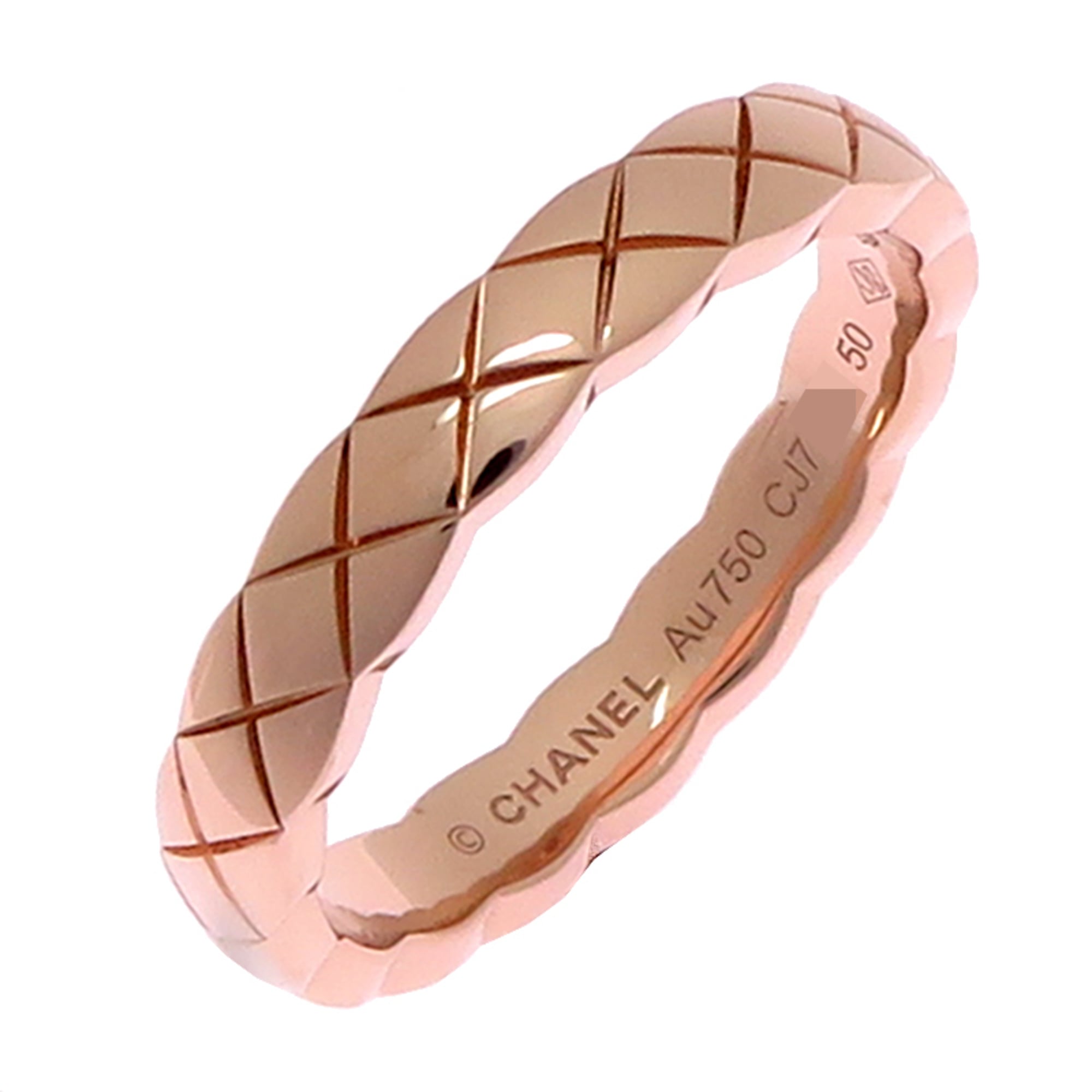 Chanel #50 Coco Crush Women\'s Ring J11785 750 Pink Gold