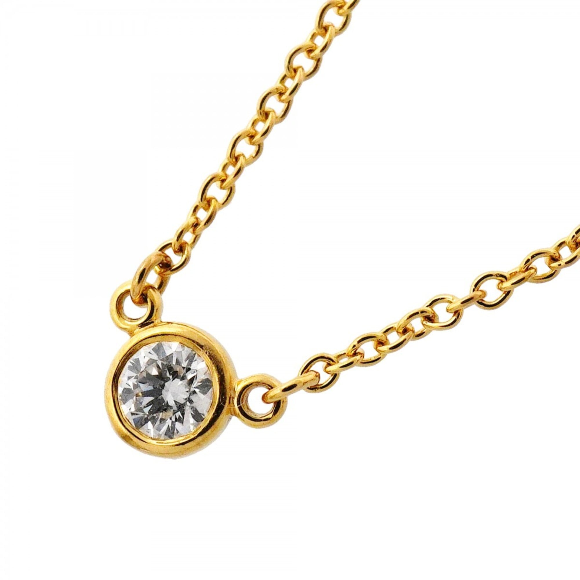 Tiffany & Co. By the Yard Necklace, 1PD (18K Yellow Gold) Diamond, Women\'s