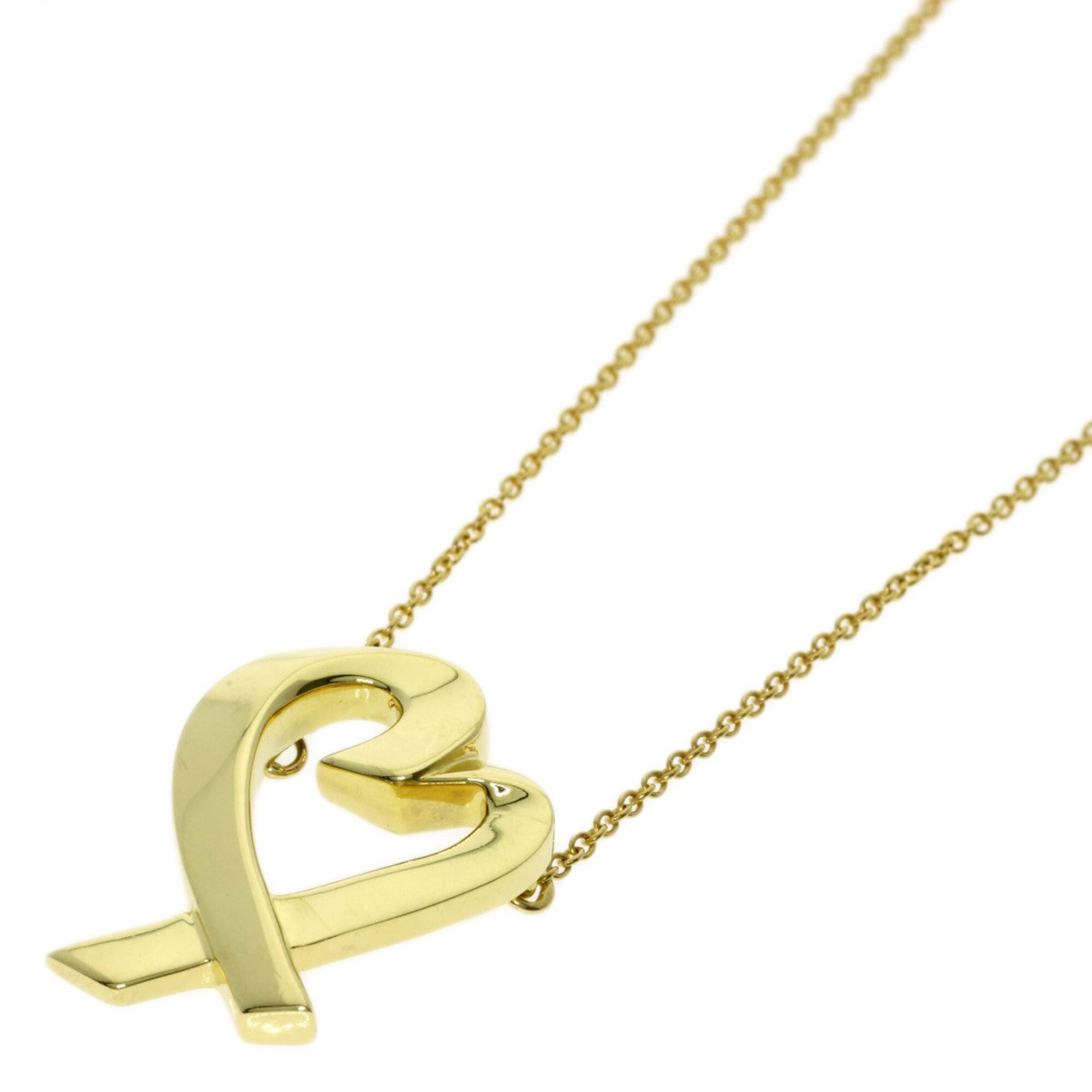Tiffany & Co. Loving Heart Necklace, 18K Yellow Gold, Women\'s.