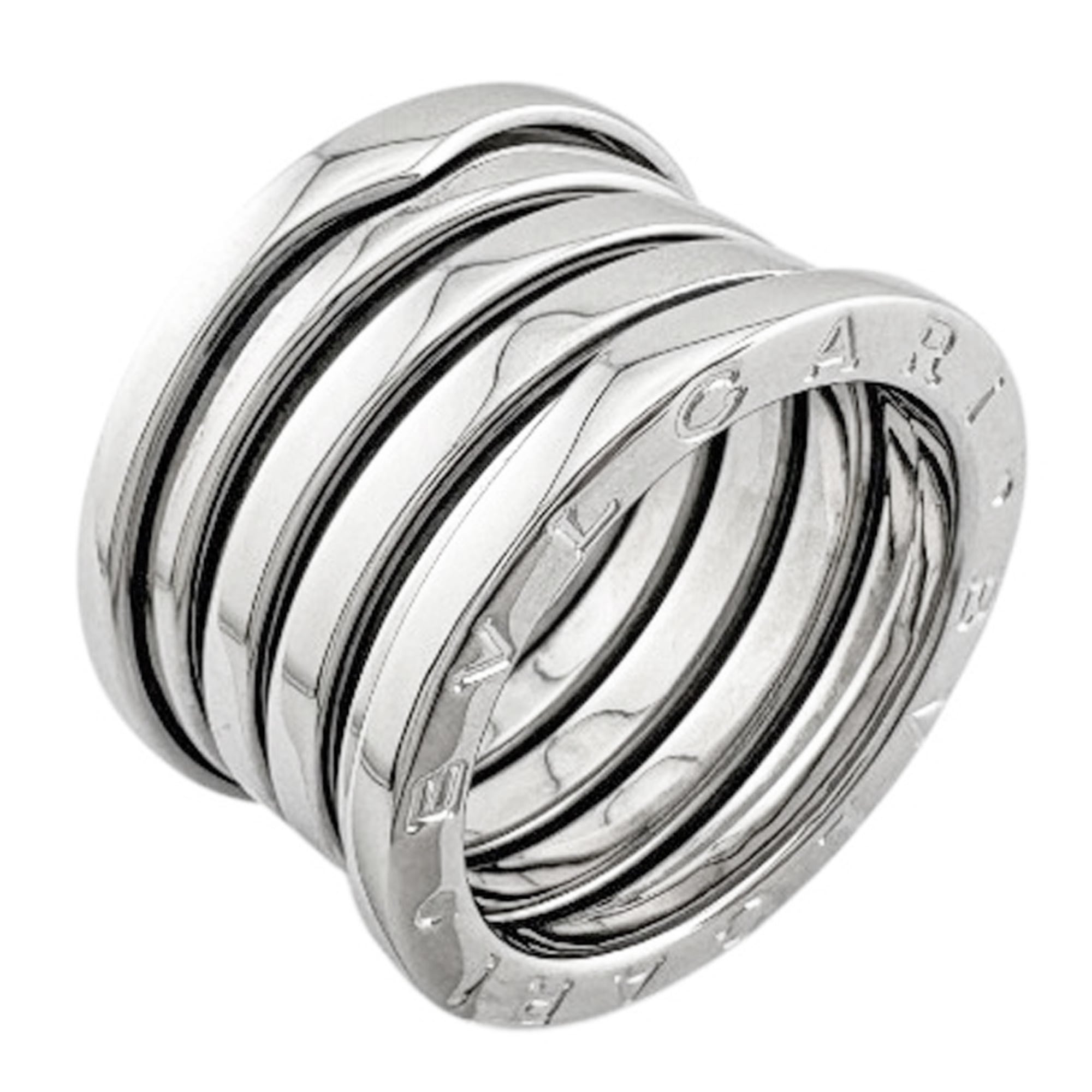 Bulgari B-zero.1 5-band ring, 1, 18K white gold, women\'s BVLGARI