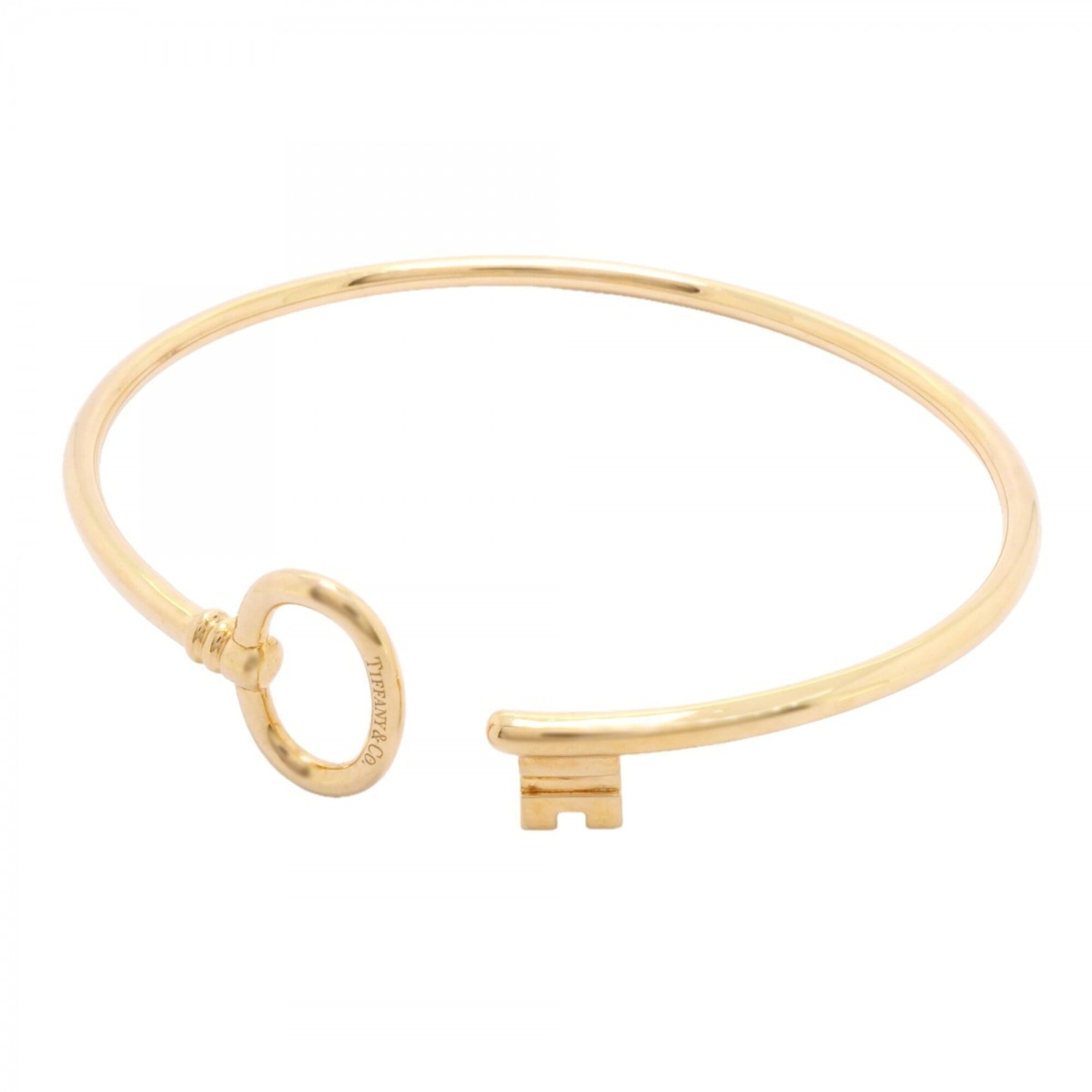 Tiffany & Co. Key Wire Bangle, 18K Yellow Gold, Women\'s