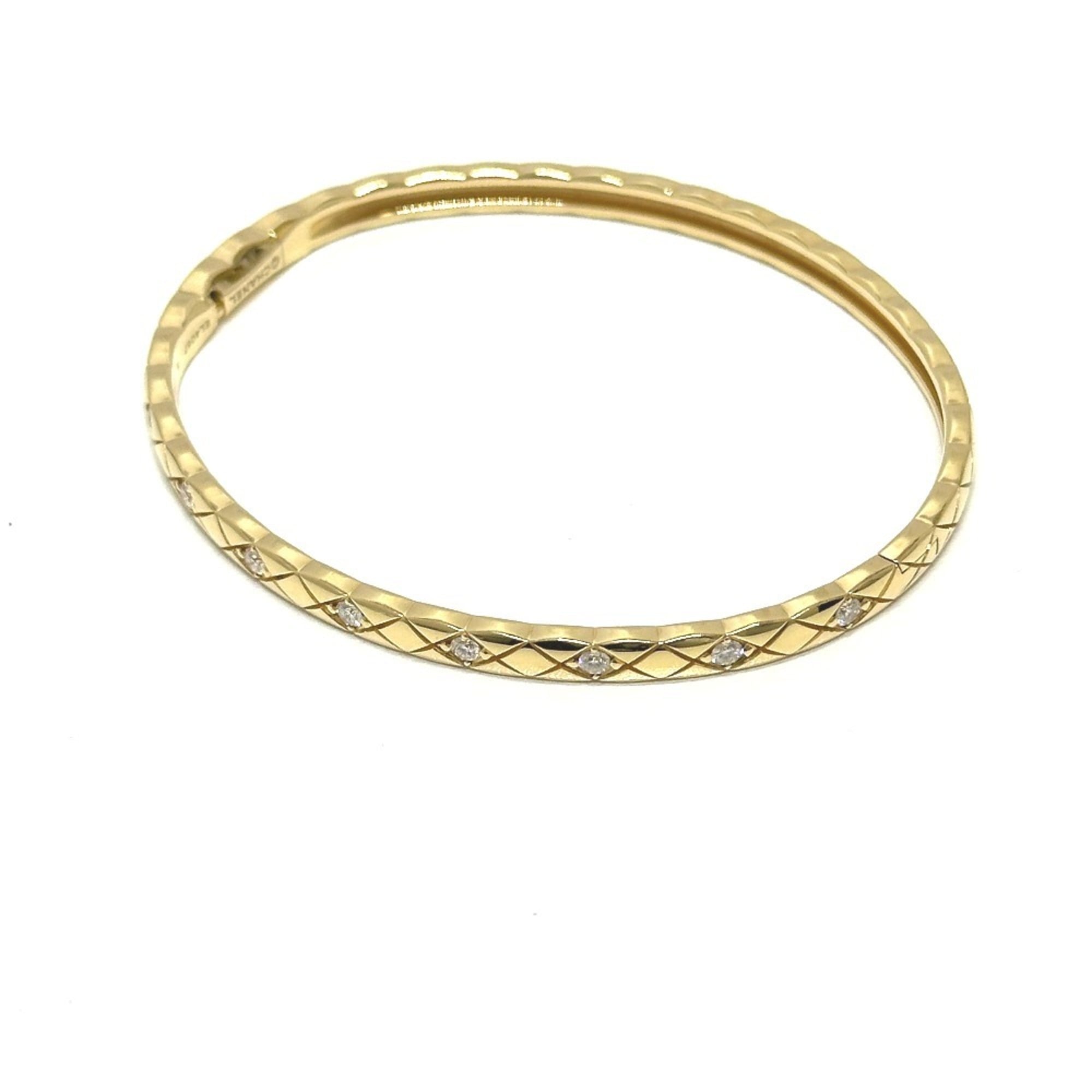 CHANEL J12327 Coco Crush Collection 9P Diamond Bracelet K18YG Women\'s Gold