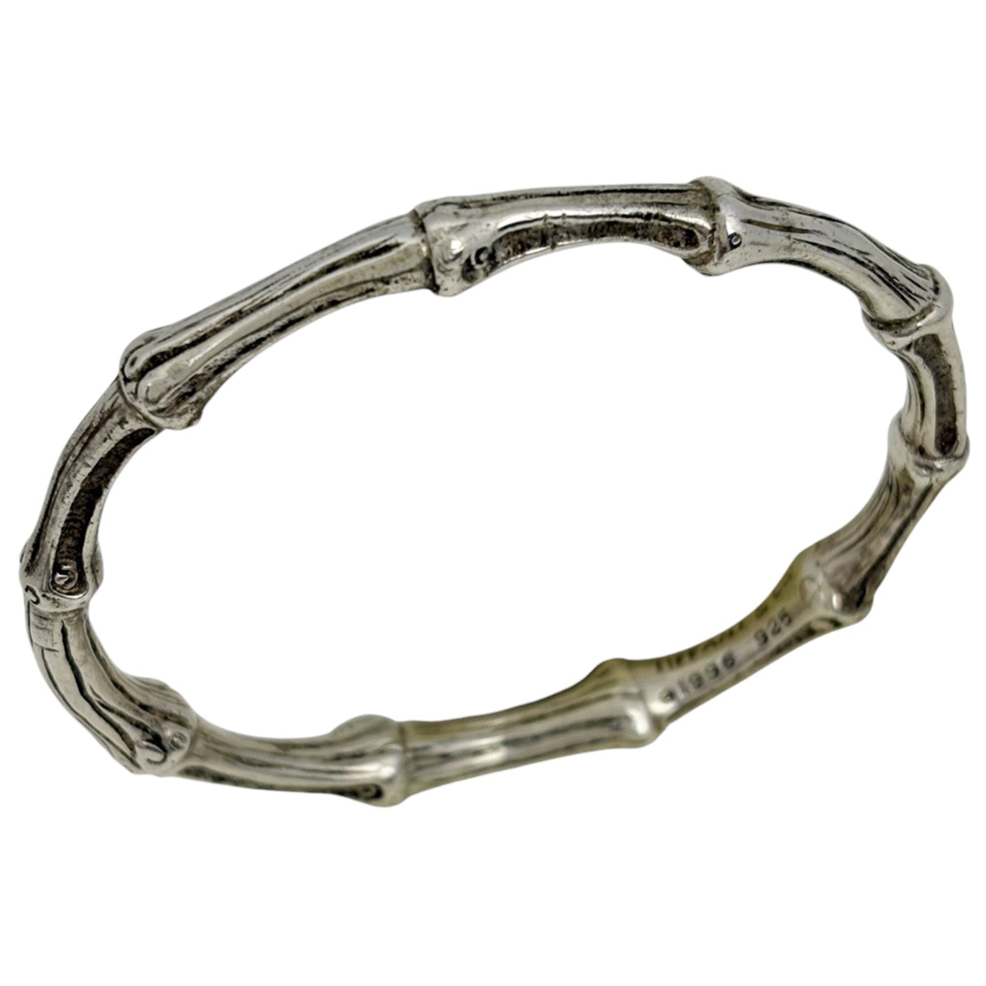 Tiffany & Co. Bamboo Bangle, Sterling Silver 925, Silver, Women\'s