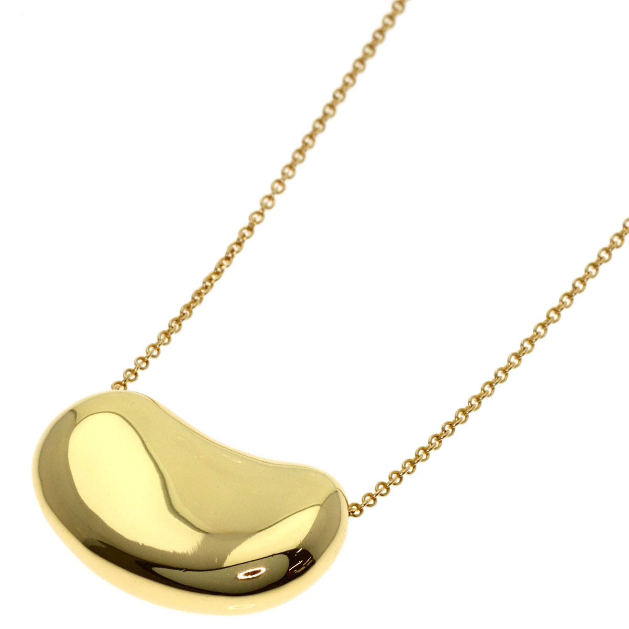Tiffany Bean Necklace, 18K Yellow Gold, Women\'s - TIFFANY&Co.
