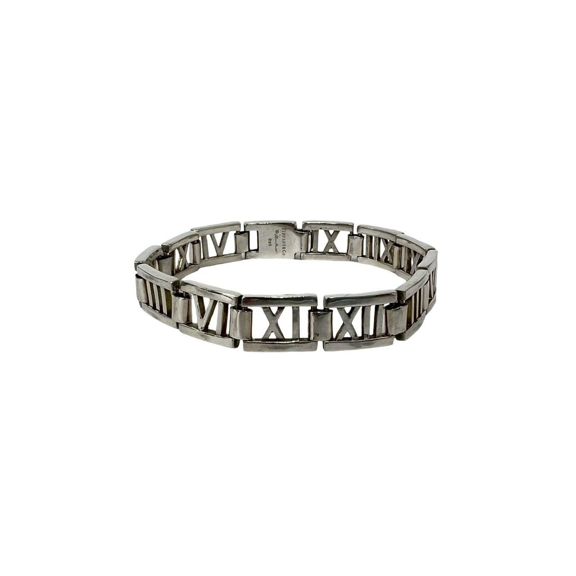 TIFFANY&Co. Tiffany Vintage Atlas Bracelet, Sterling Silver 925 Bangle Accessory, 39618