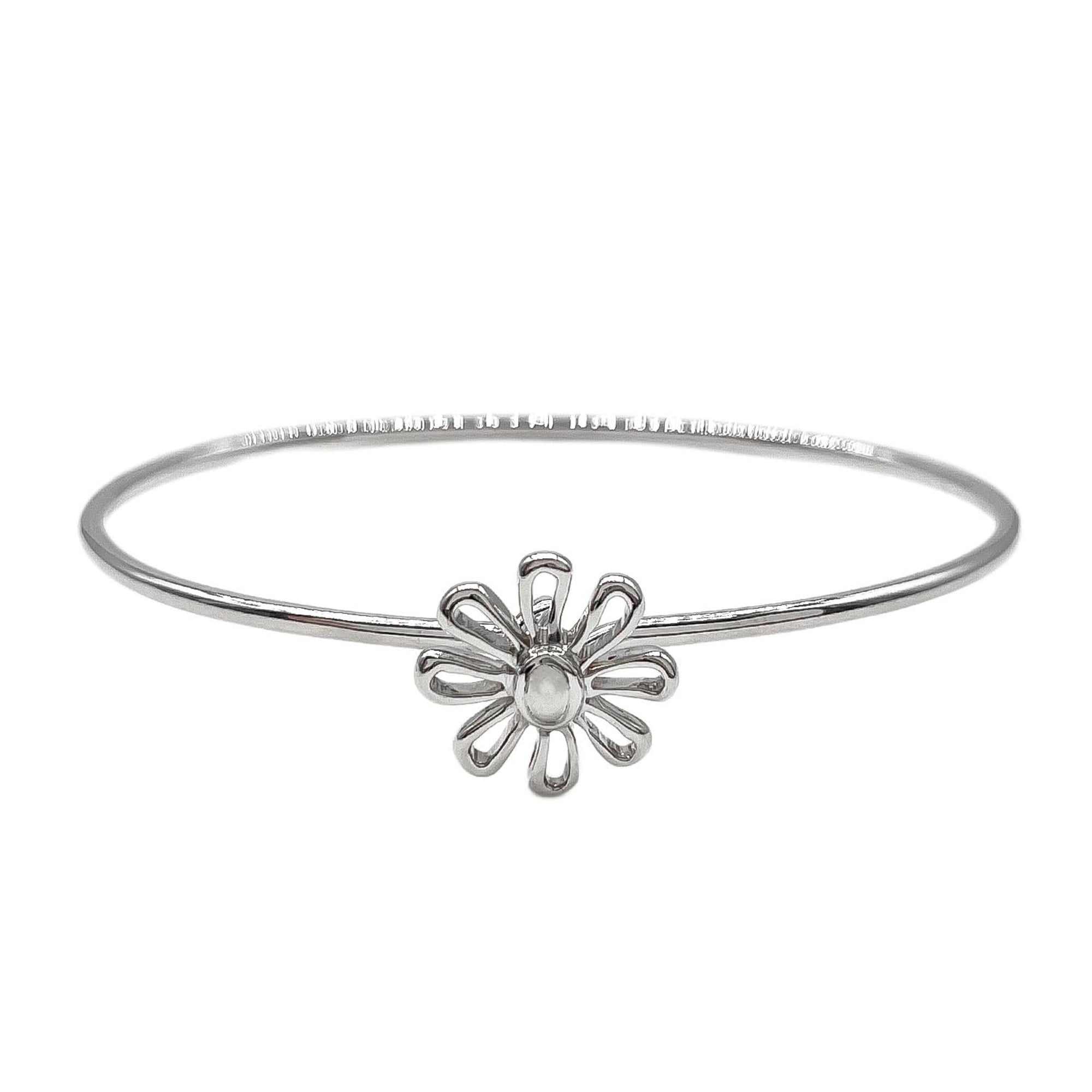 TIFFANY&Co. Tiffany Daisy Flower Bracelet Bangle, SV925, Women\'s