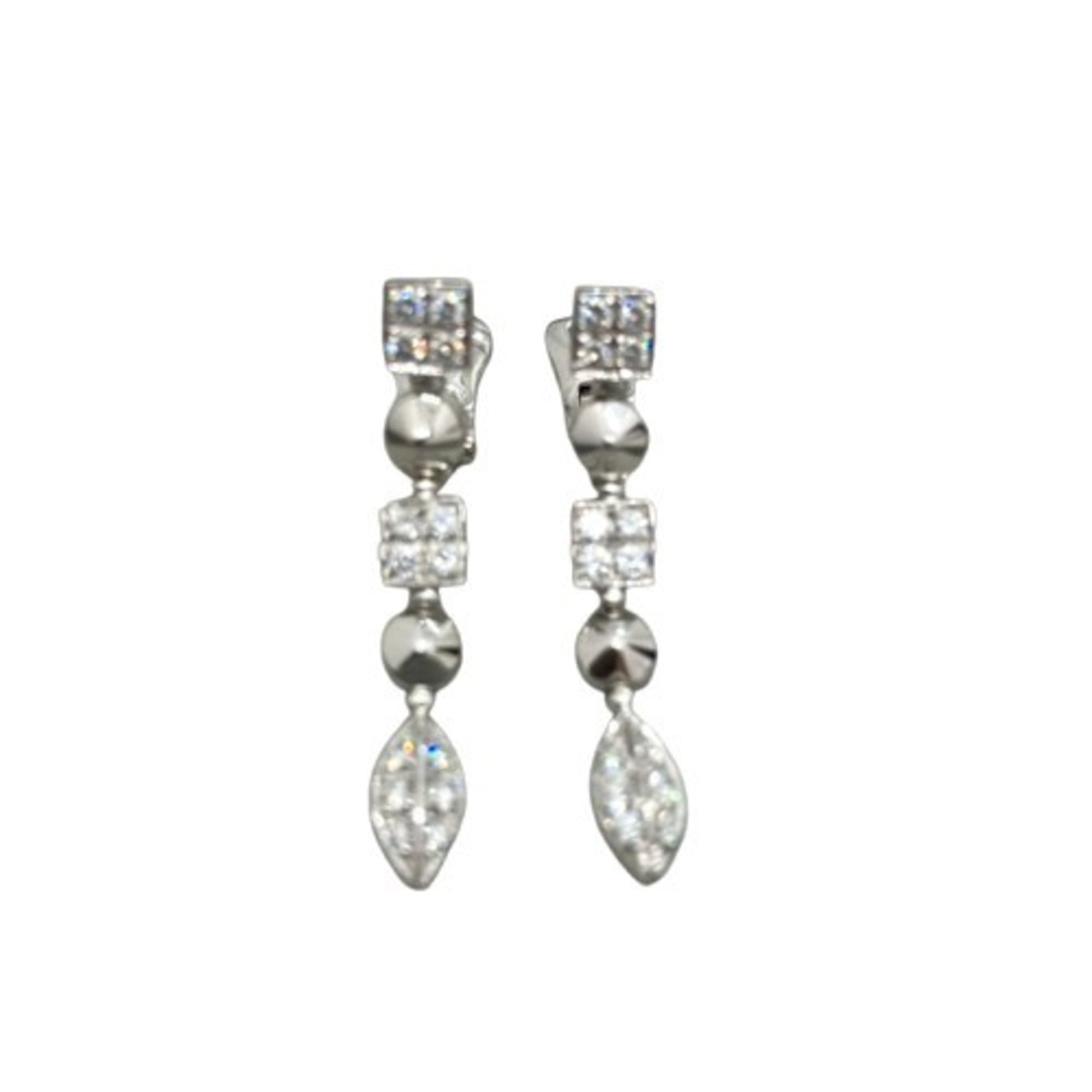 Bvlgari Lucia diamond earrings in 18K gold (750)