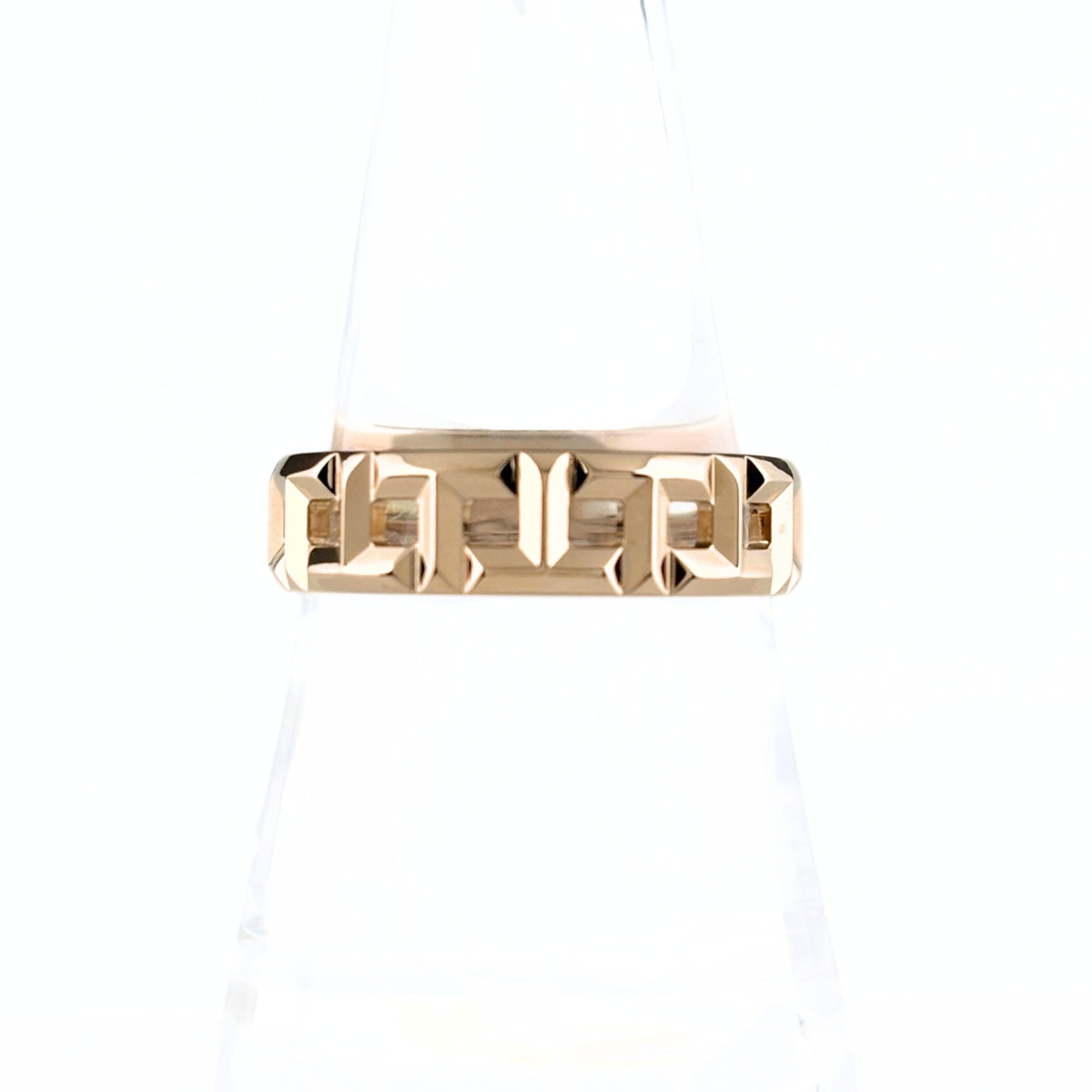 Tiffany & Co. T True Narrow Ring, Pink Gold (PG), 750, Women\'s Ring