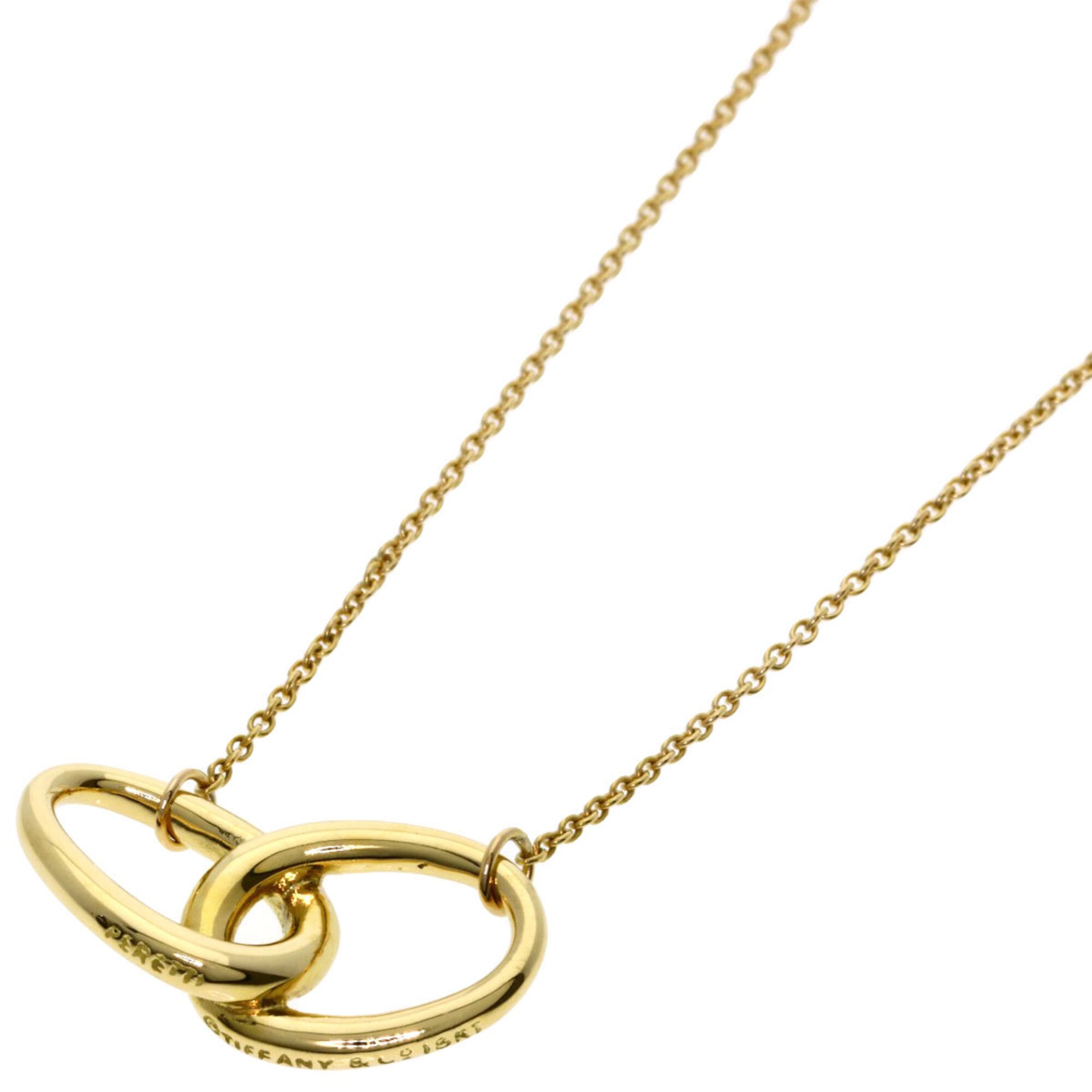 Tiffany & Co. Double Loop Necklace, 18K Yellow Gold, Women\'s.