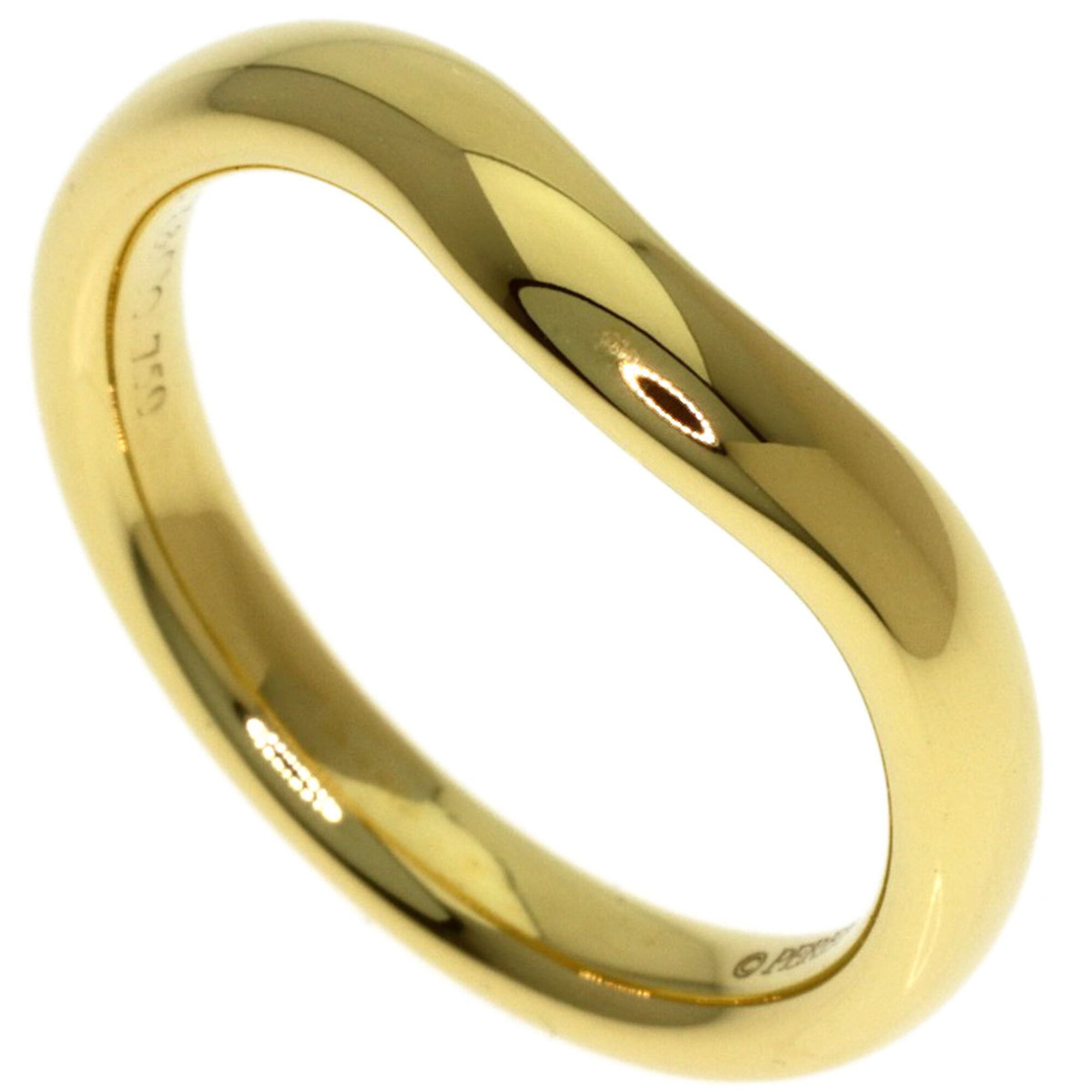 Tiffany & Co. Curved Band Ring, 18K Yellow Gold, Women\'s.