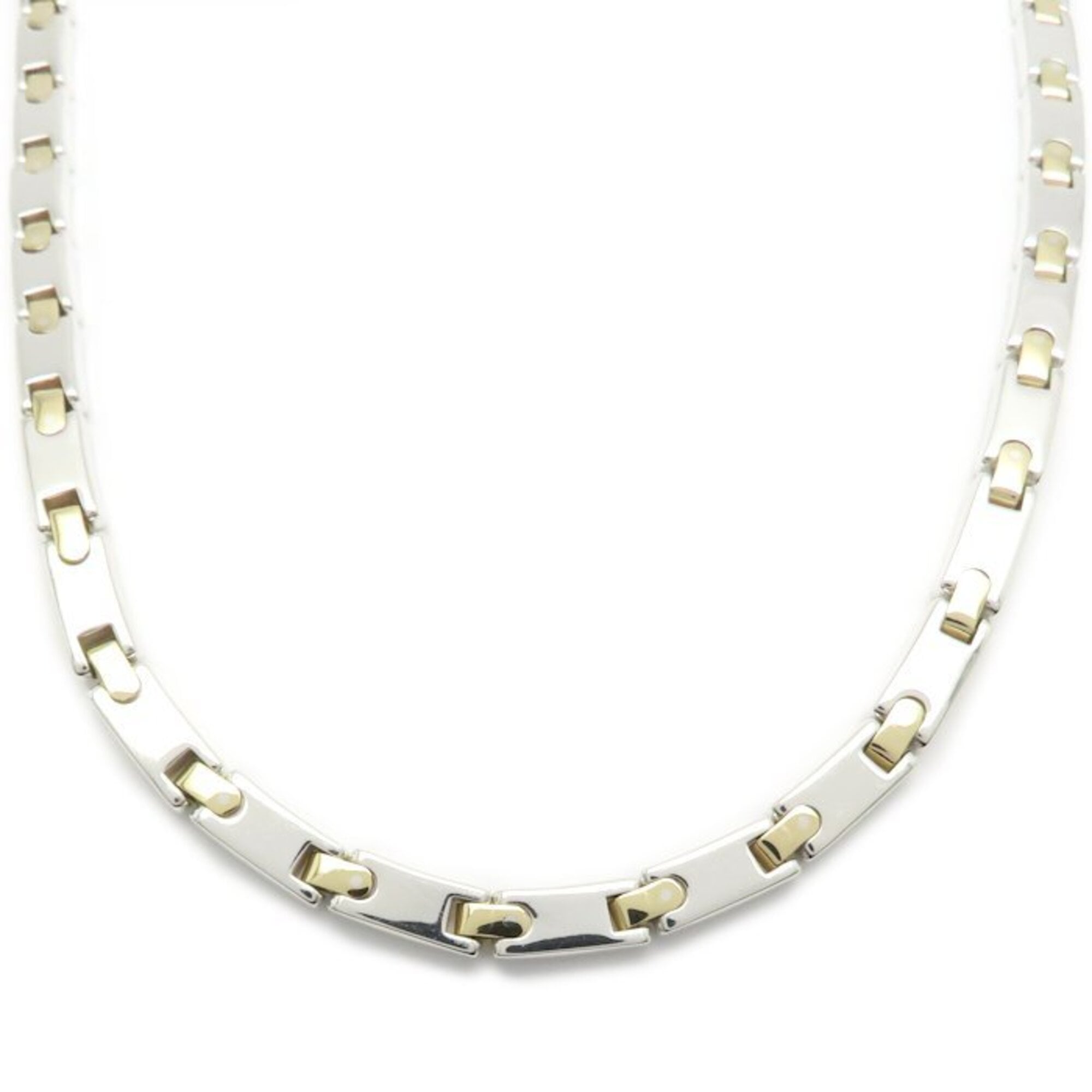 TIFFANY&Co. Tiffany Design Necklace, 48cm, SV925 x Gold, Women\'s, 295638