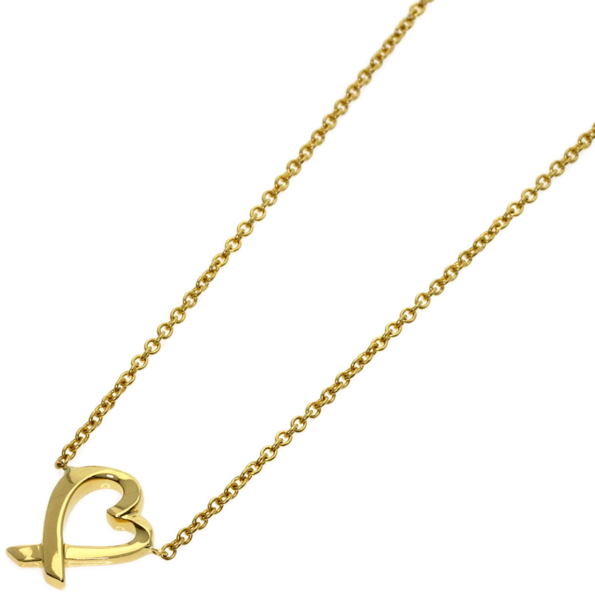 Tiffany & Co. Loving Heart Necklace, 18K Yellow Gold, Women\'s.