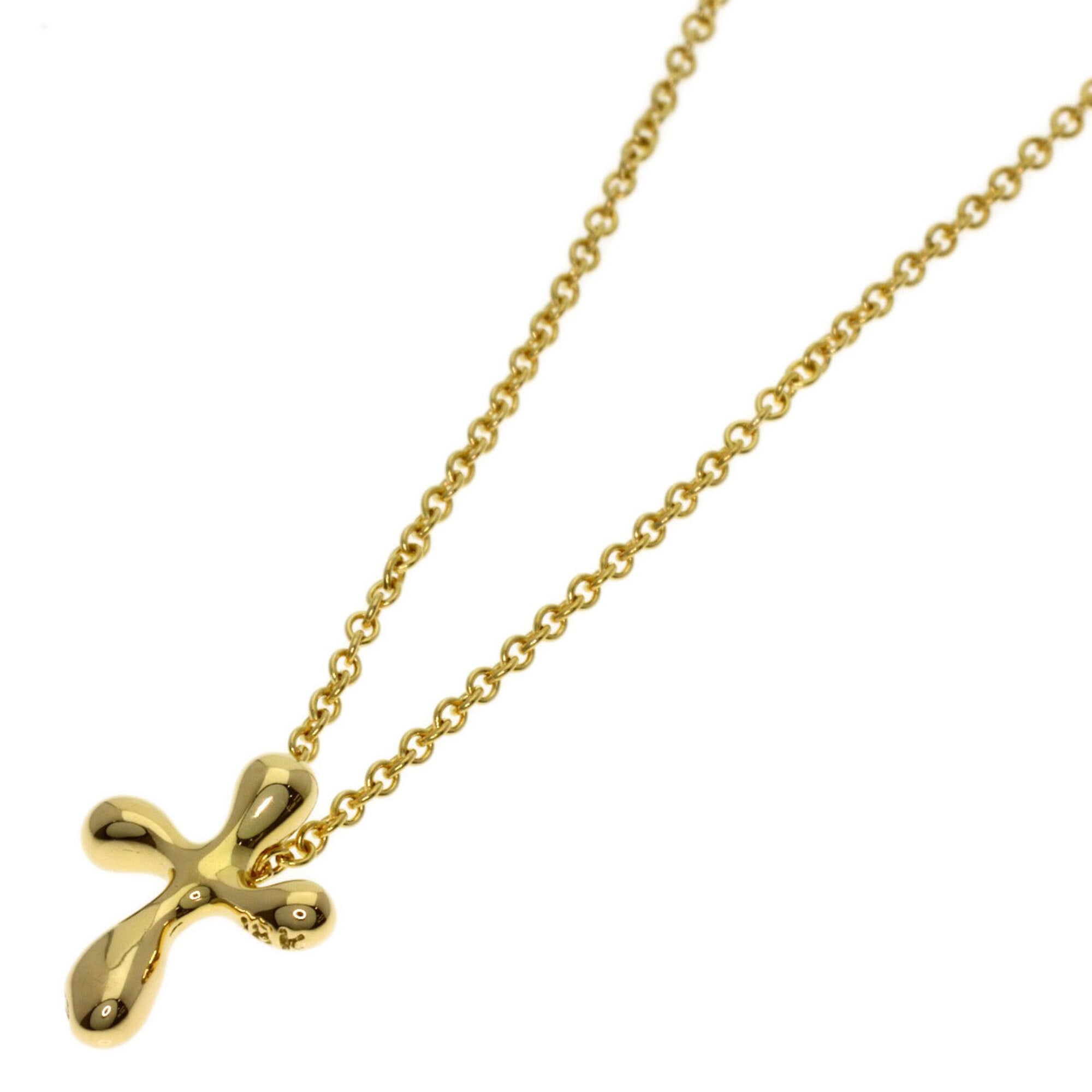 Tiffany & Co. Cross Necklace, 18K Yellow Gold, Women\'s.