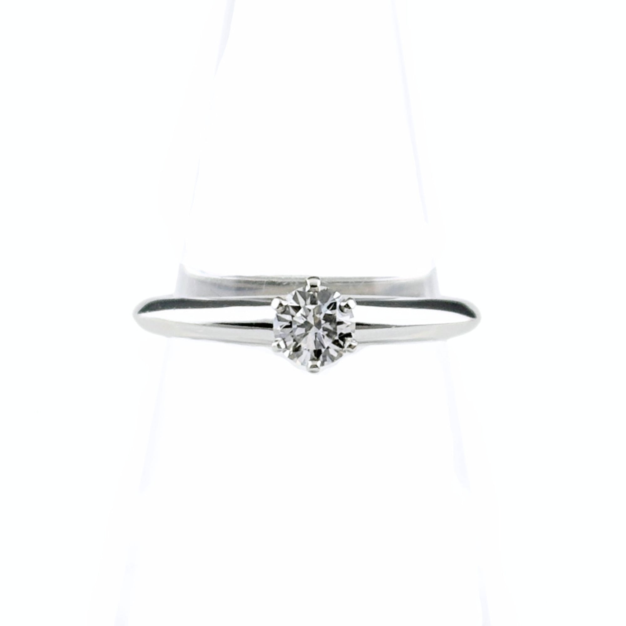 Tiffany & Co. Diamond Ring, Platinum 1-Diamond Solitaire Pt950, Women\'s
