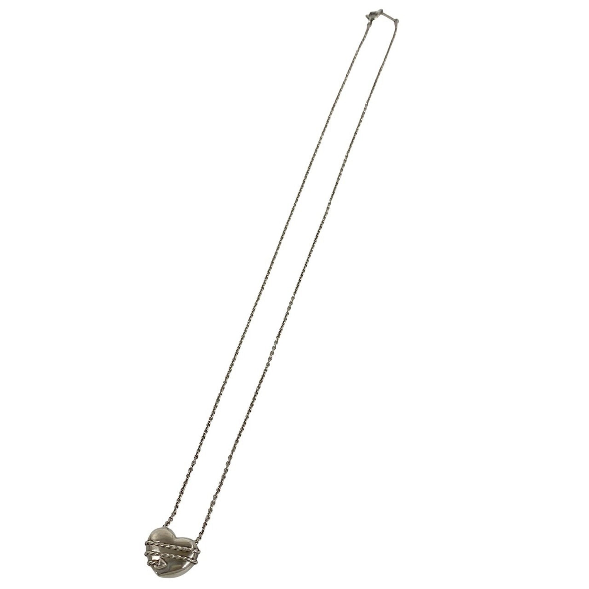 TIFFANY&Co. Tiffany Vintage Heart & Arrow Necklace, Sterling Silver 925, Accessory, 98930