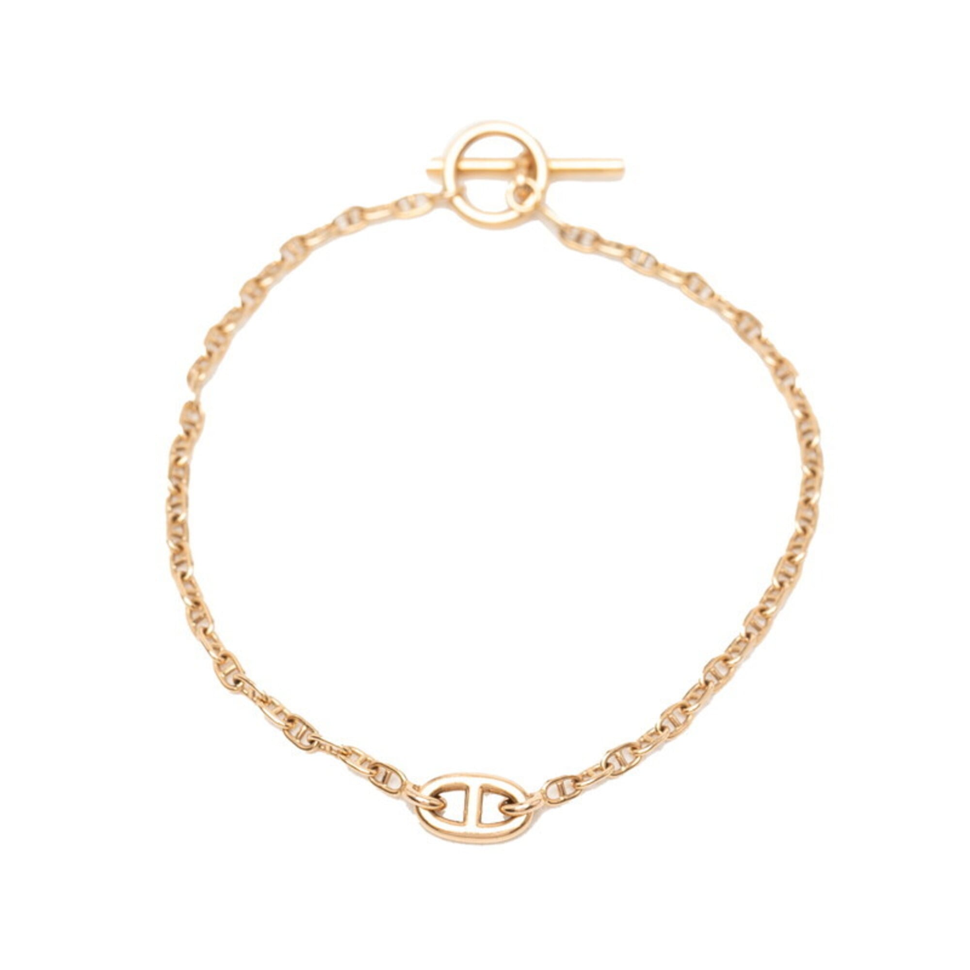 Hermes Chaine d\'Ancre Farandole ST Bracelet 18KPG Pink Gold 750 Women\'s HERMES