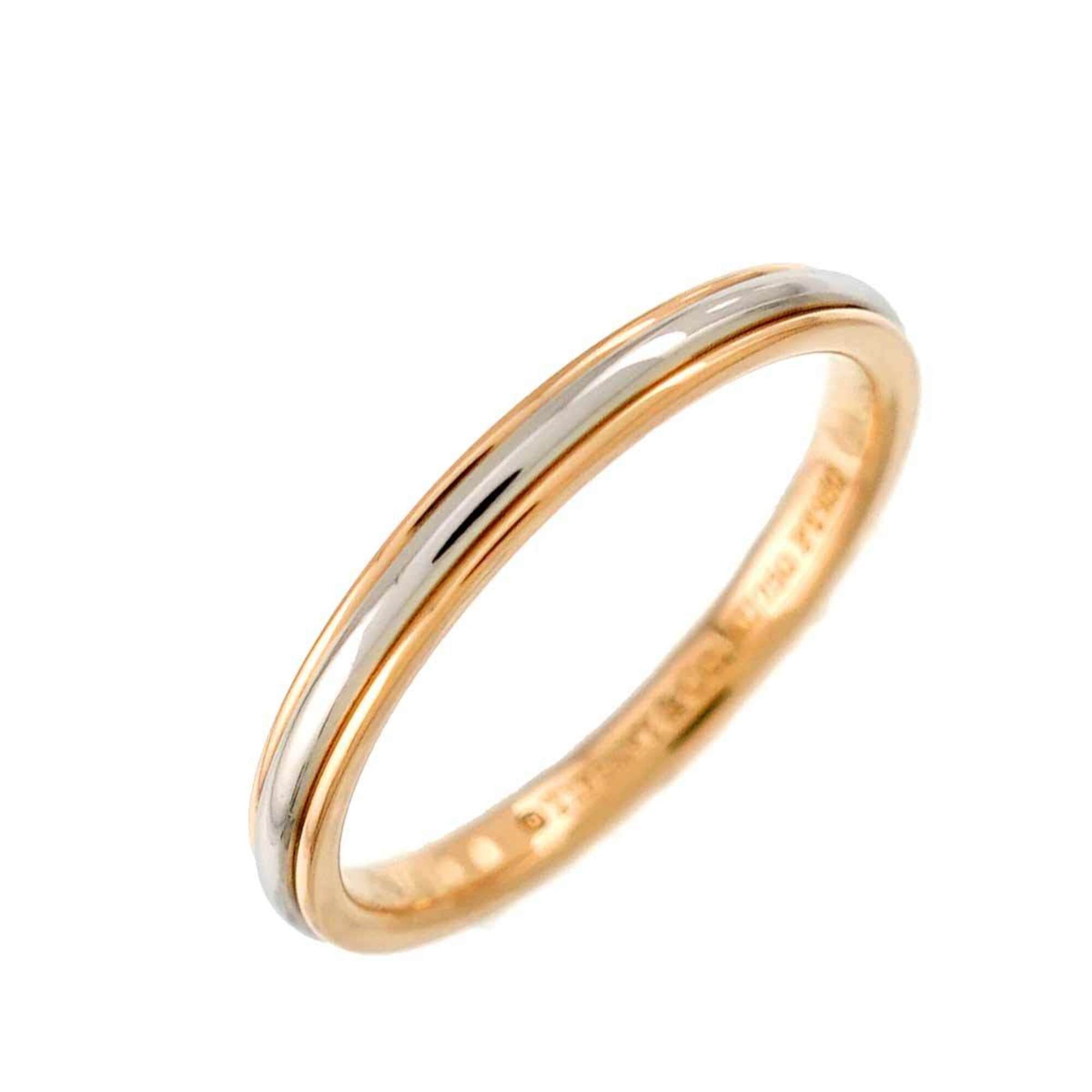 Tiffany & Co. Lucida Band Ring, Platinum (Pt), 18K Pink Gold (PG), 750.